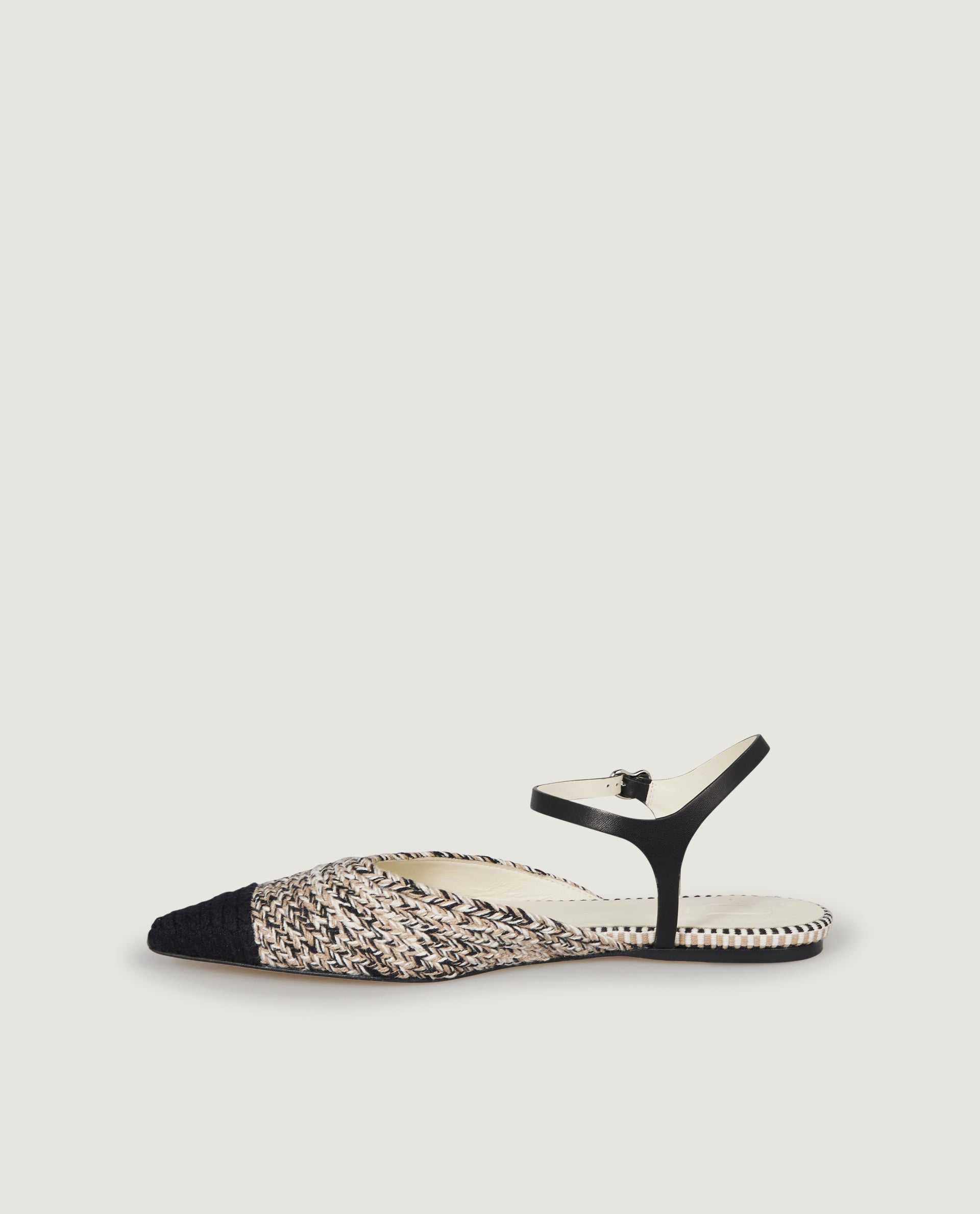 Leren sandalen met hak - Bruin