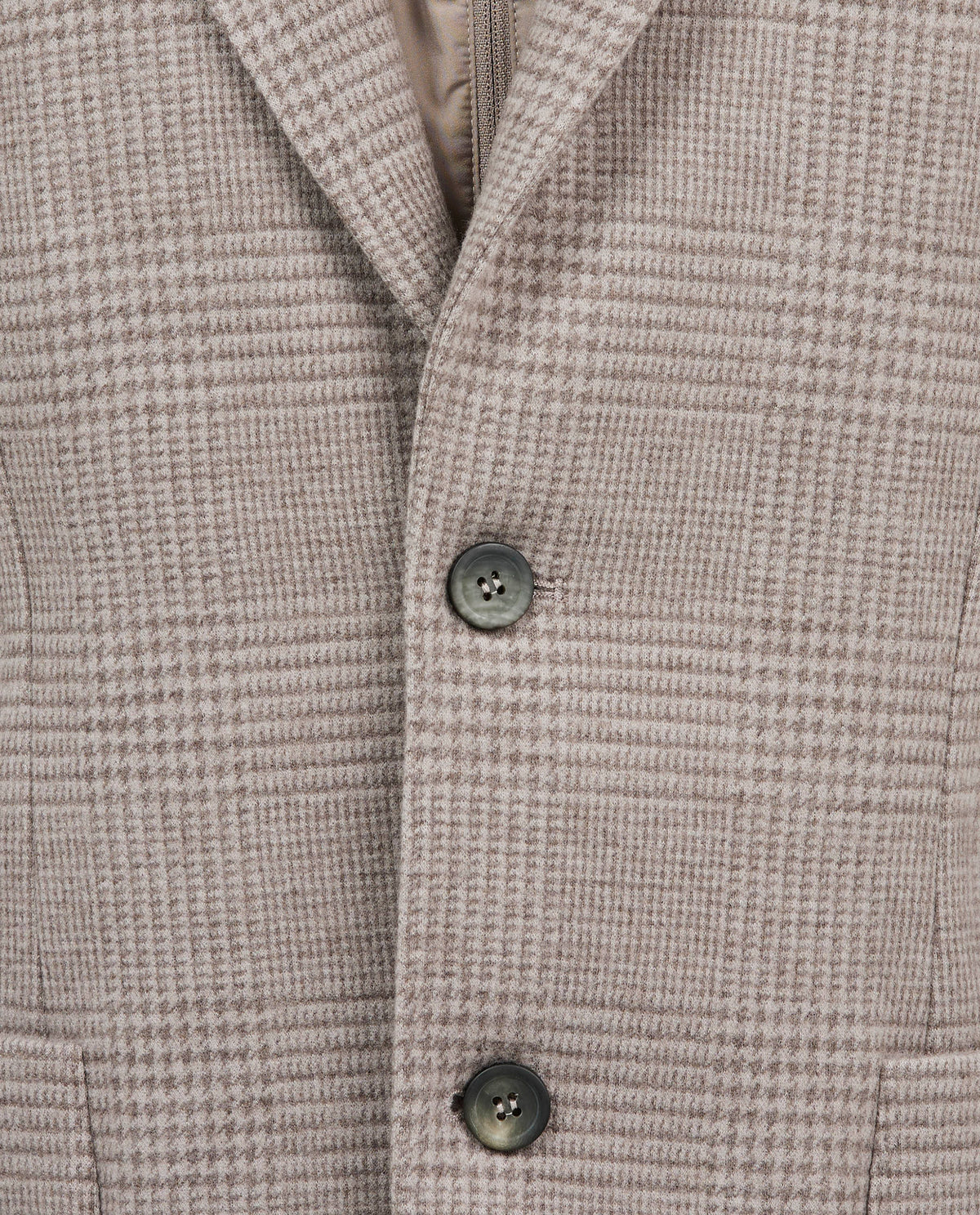 Wollen Hoodie Blazer - Lichtbruin