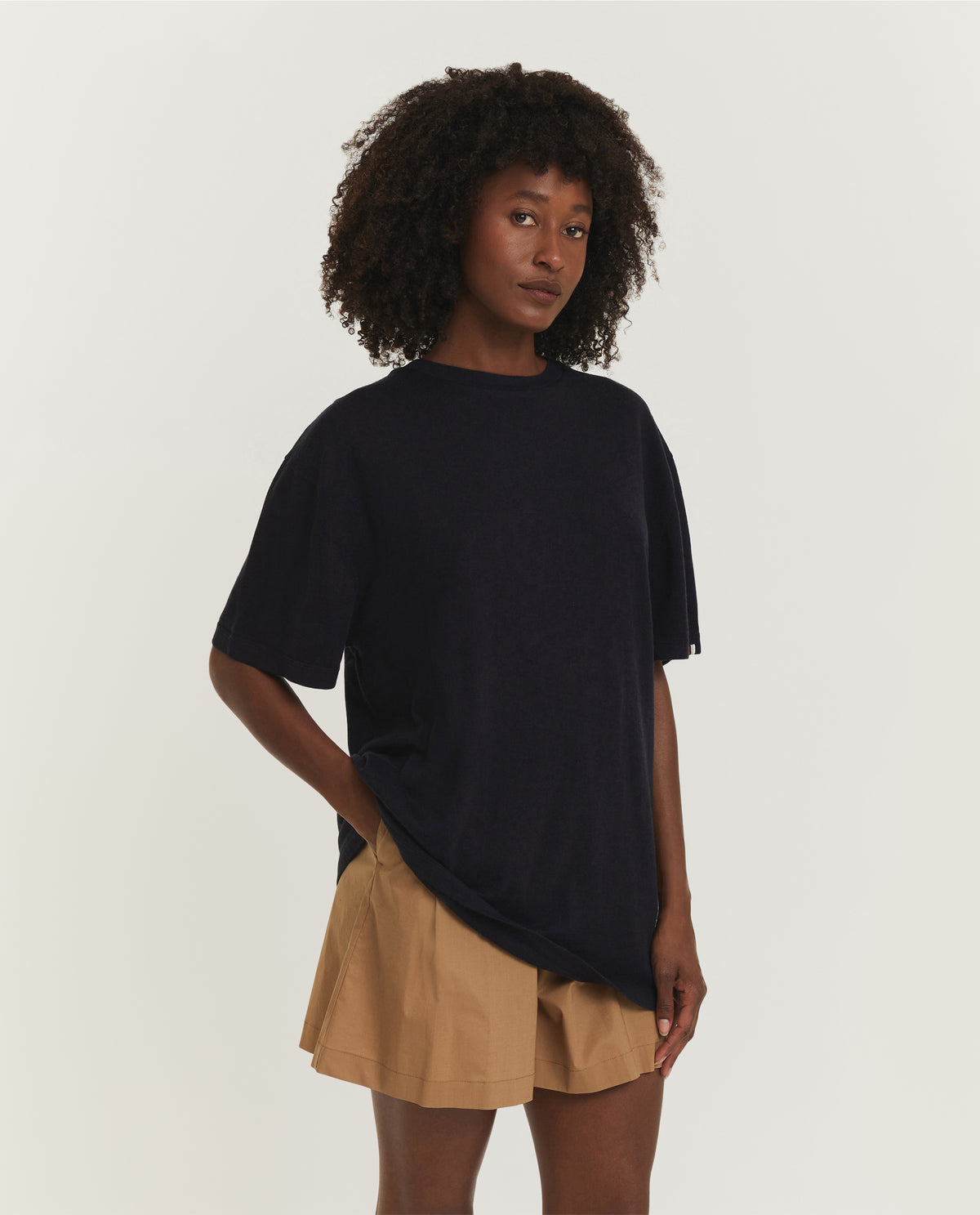 Cotton-Cashmere T-Shirt