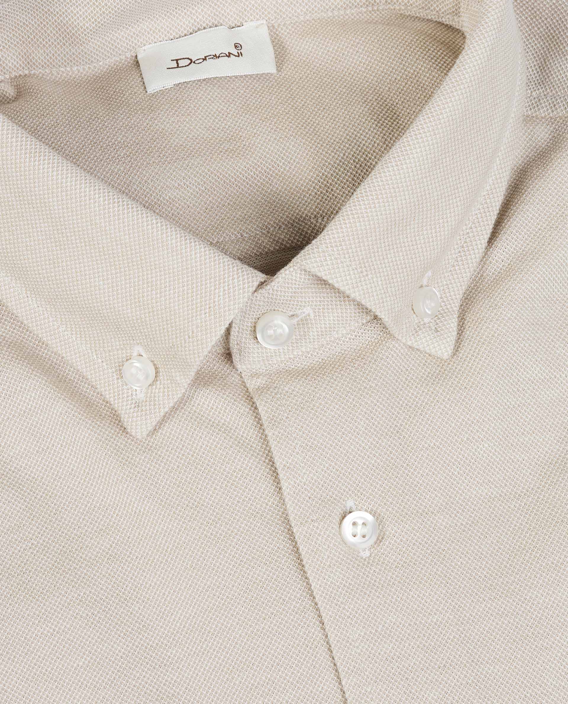 Pique Buttondown Shirt - Lichtbruin