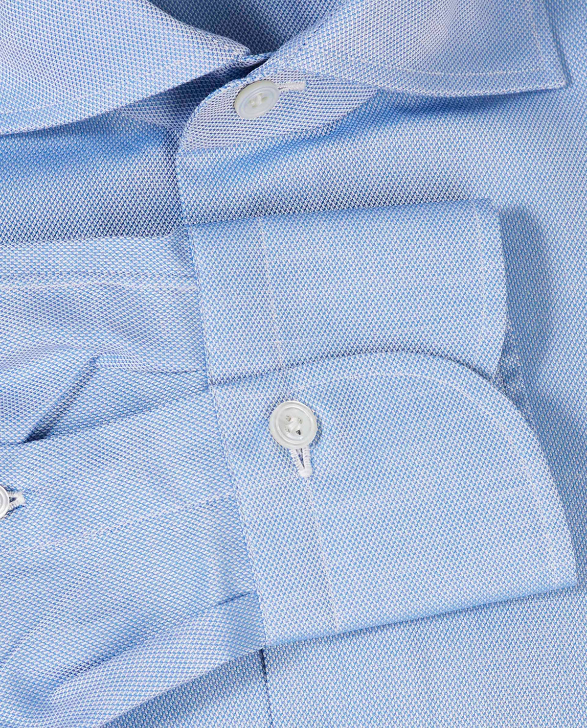 Travel Katoen Shirt - Lichtblauw