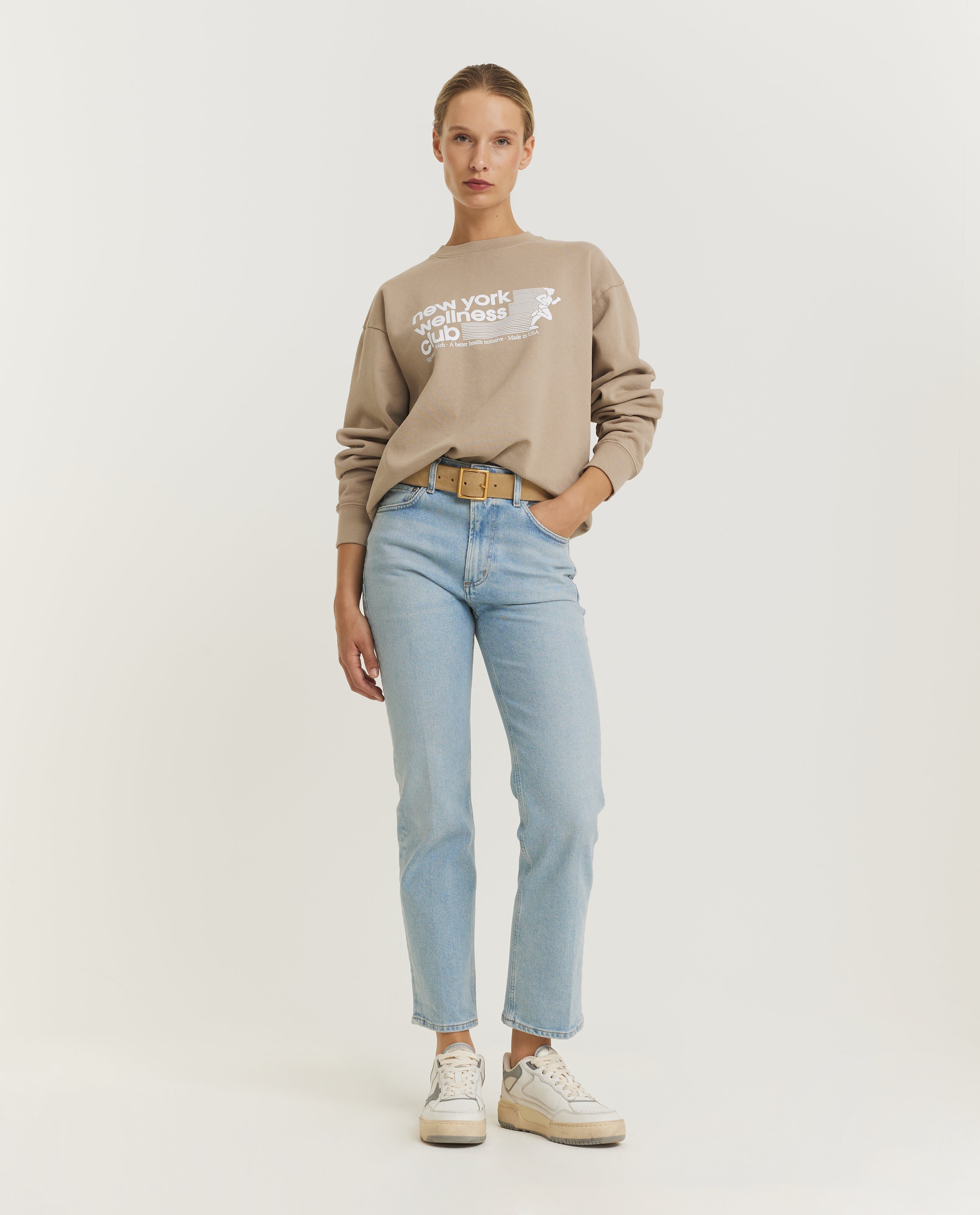 NY 94 Crewneck - Lichtbruin