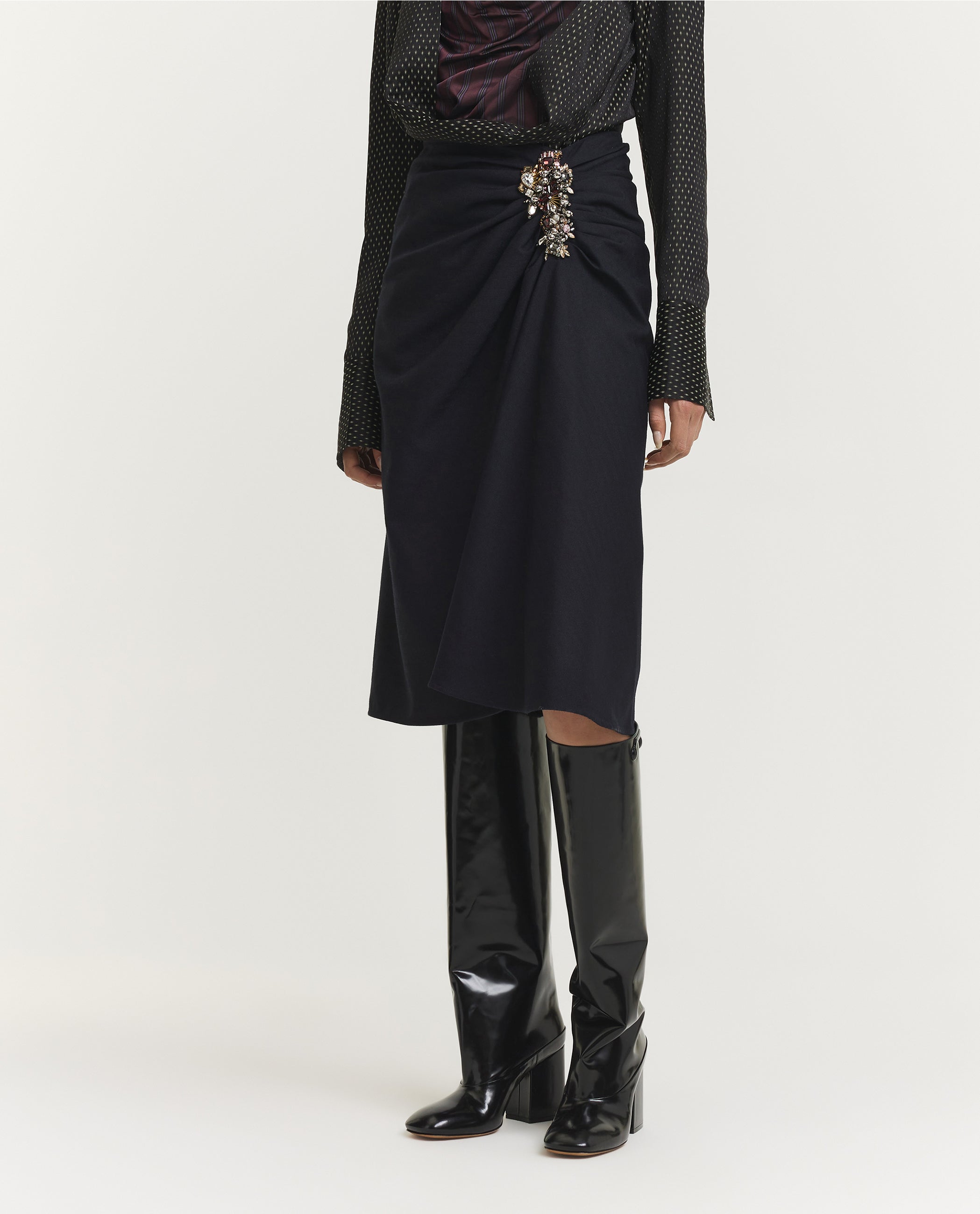 Sovora Wool Skirt