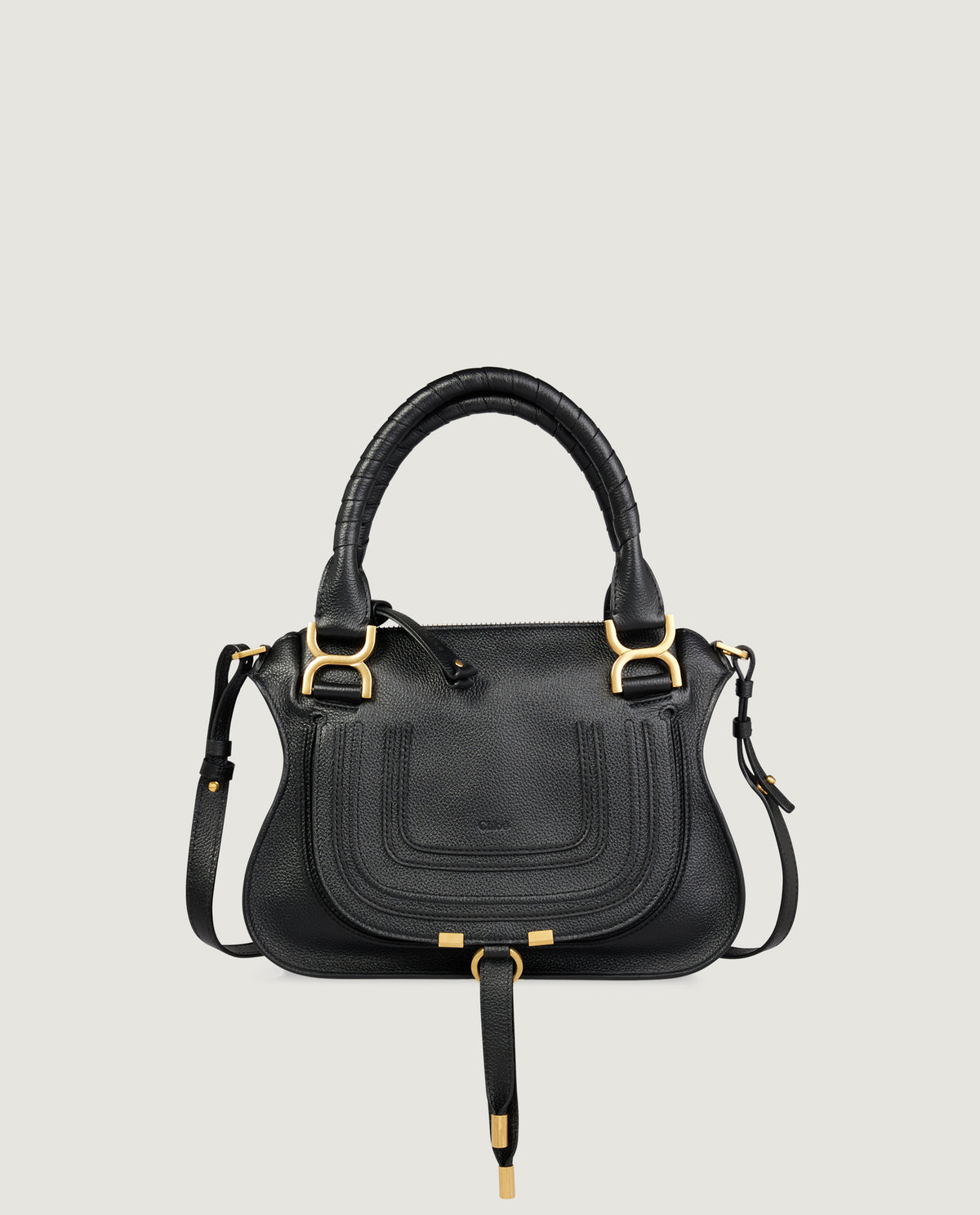 Small Marcie Double Bag - Zwart