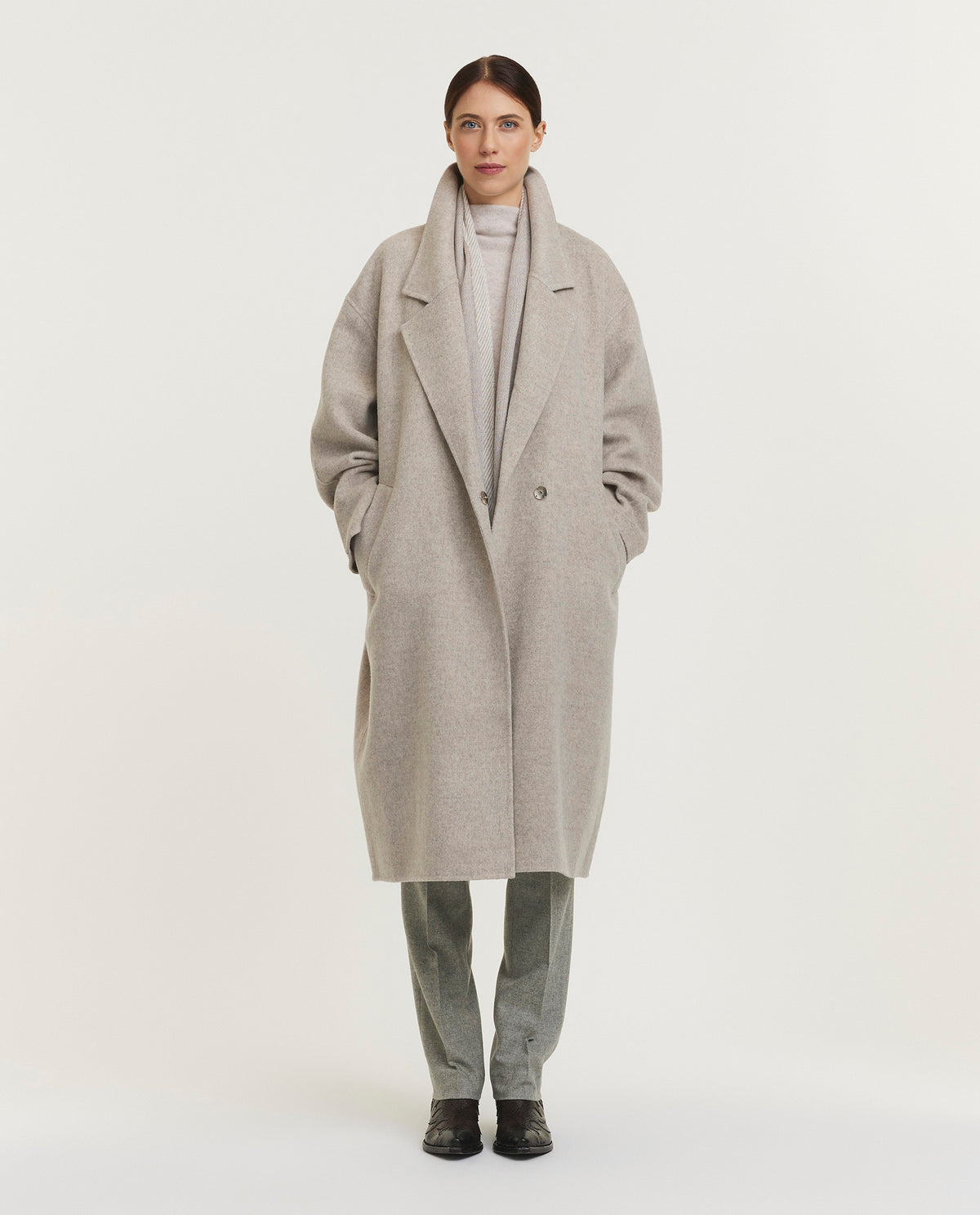 Wool-cashmere coat