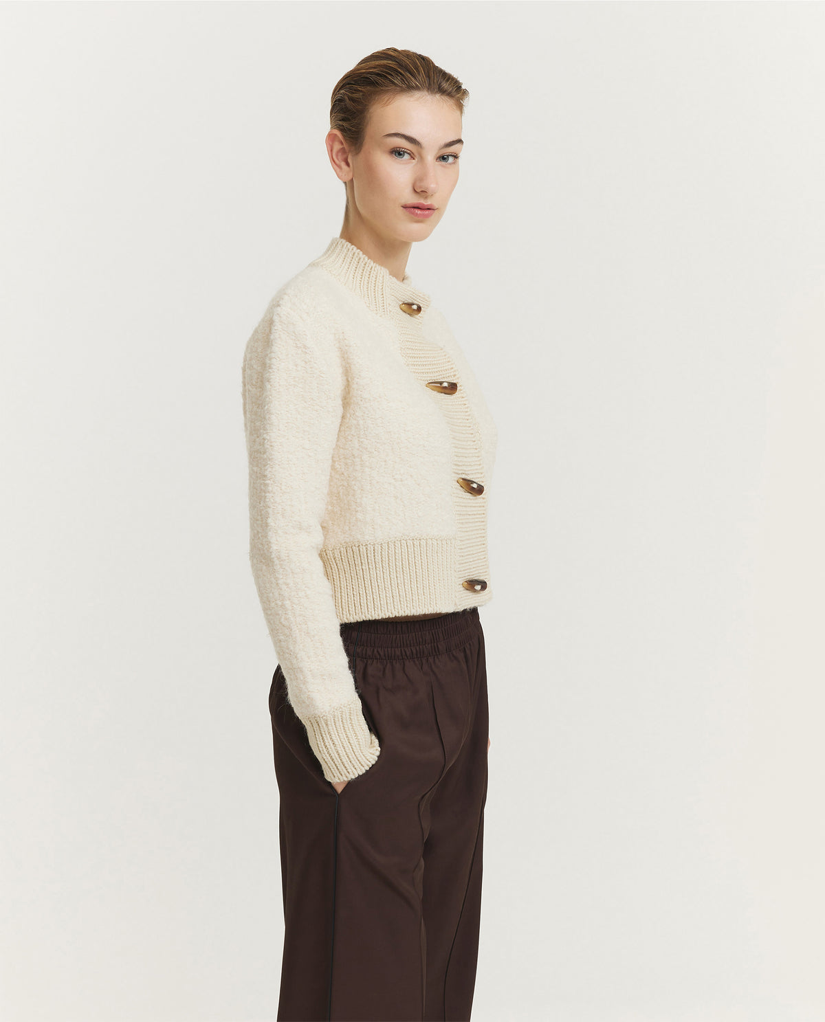 Gebreid Oxa Vest - Ecru