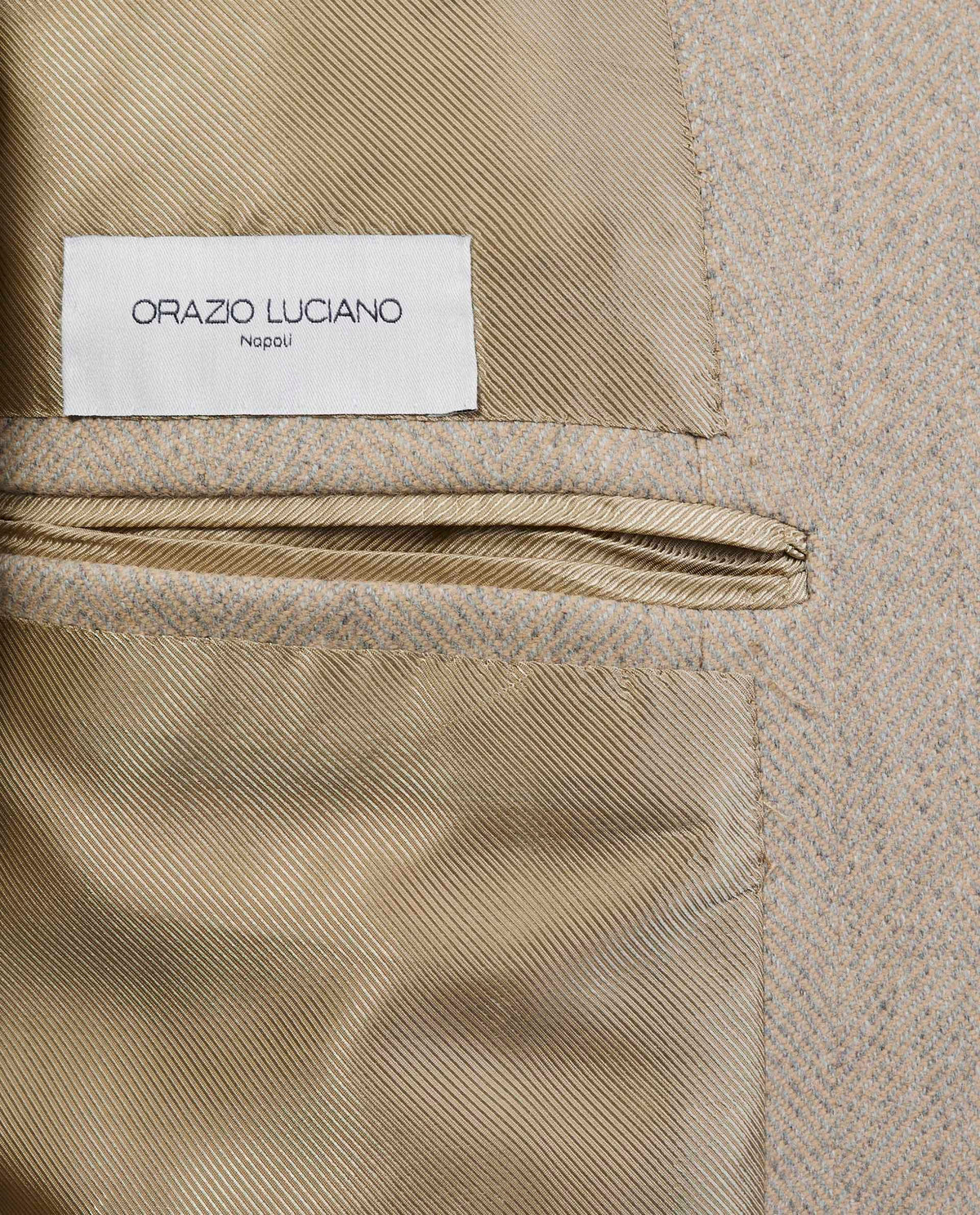 Twill Wol Jasje - Lichtbruin