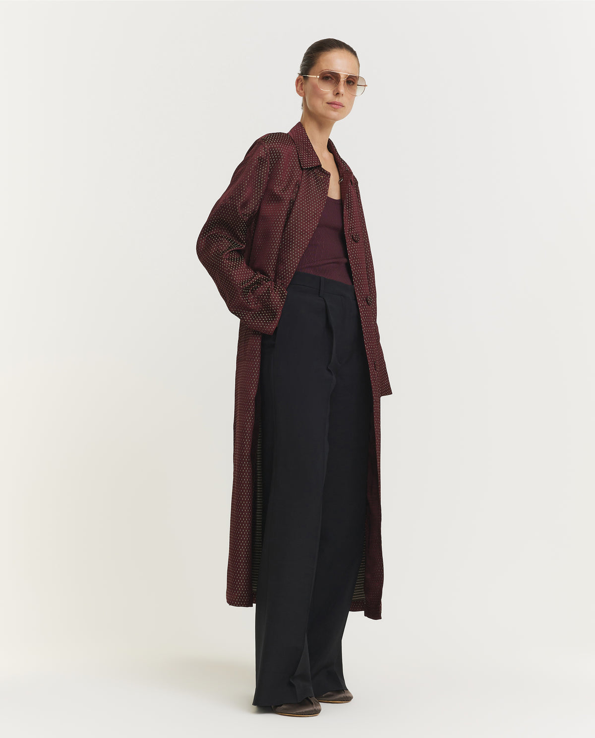 Patterned Raltonas Overcoat