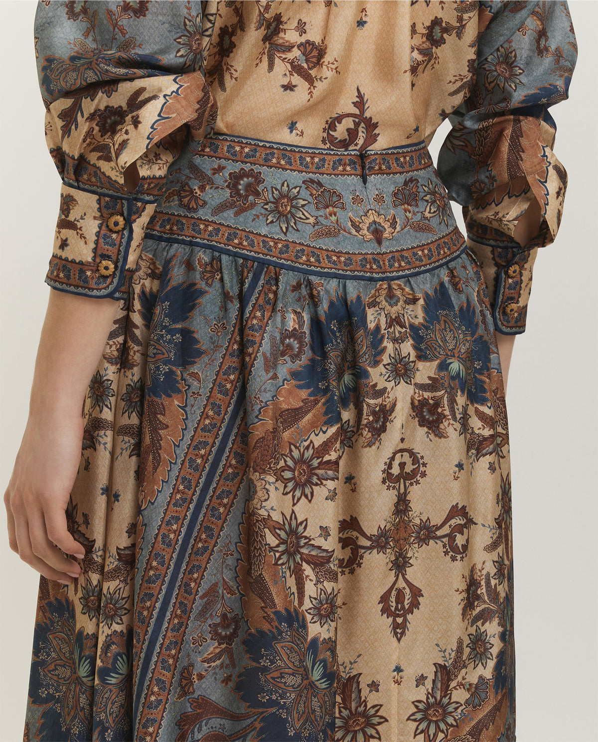 Ascension Tiered Rok - Blauw