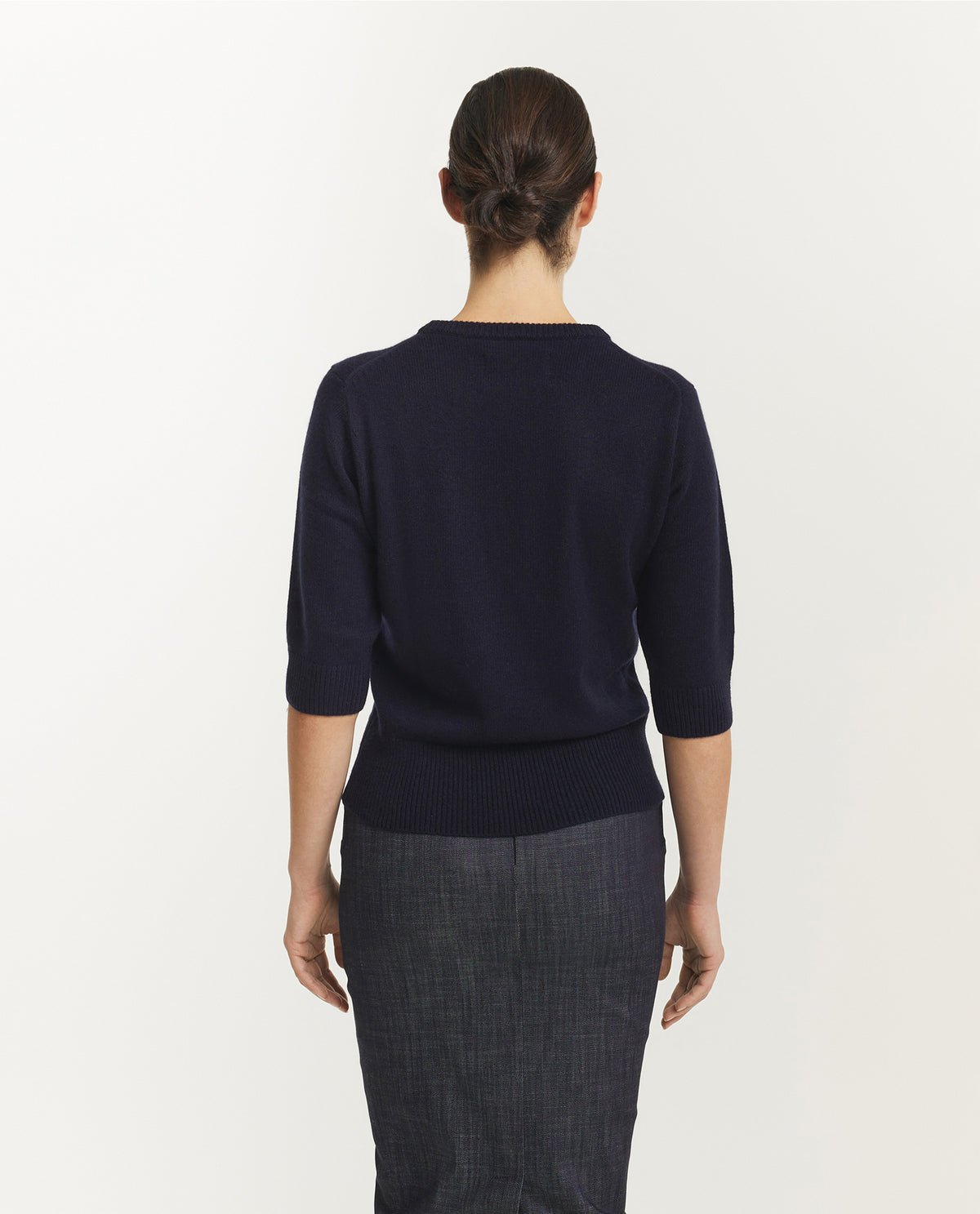 NO.432 Well Lamb Trui - Donkerblauw