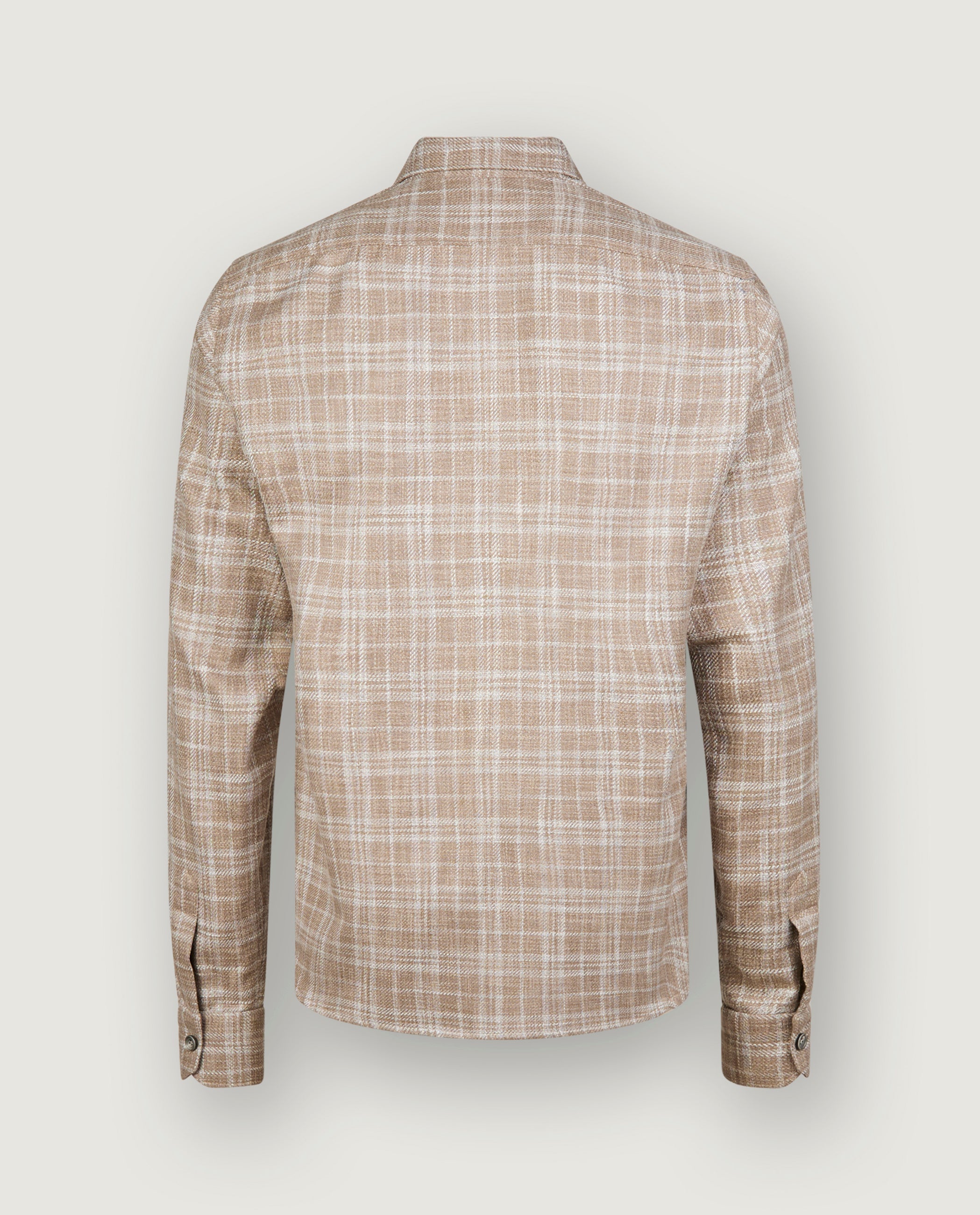 Cashmere Mix Overshirt - Lichtbruin