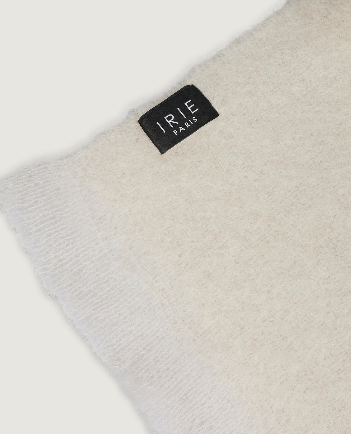 Mohair mix shawl - Wit