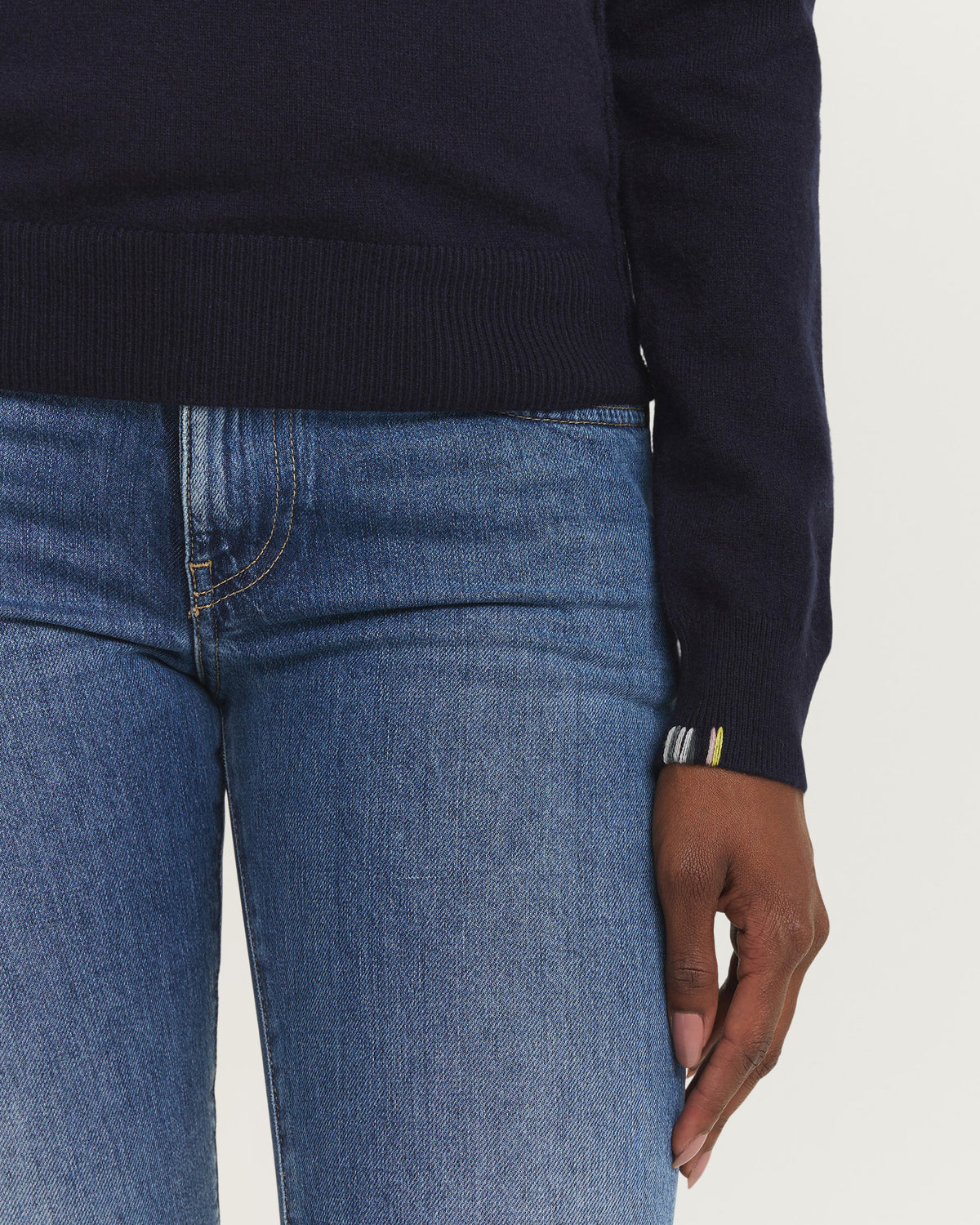 N°41 Body Trui - Donkerblauw