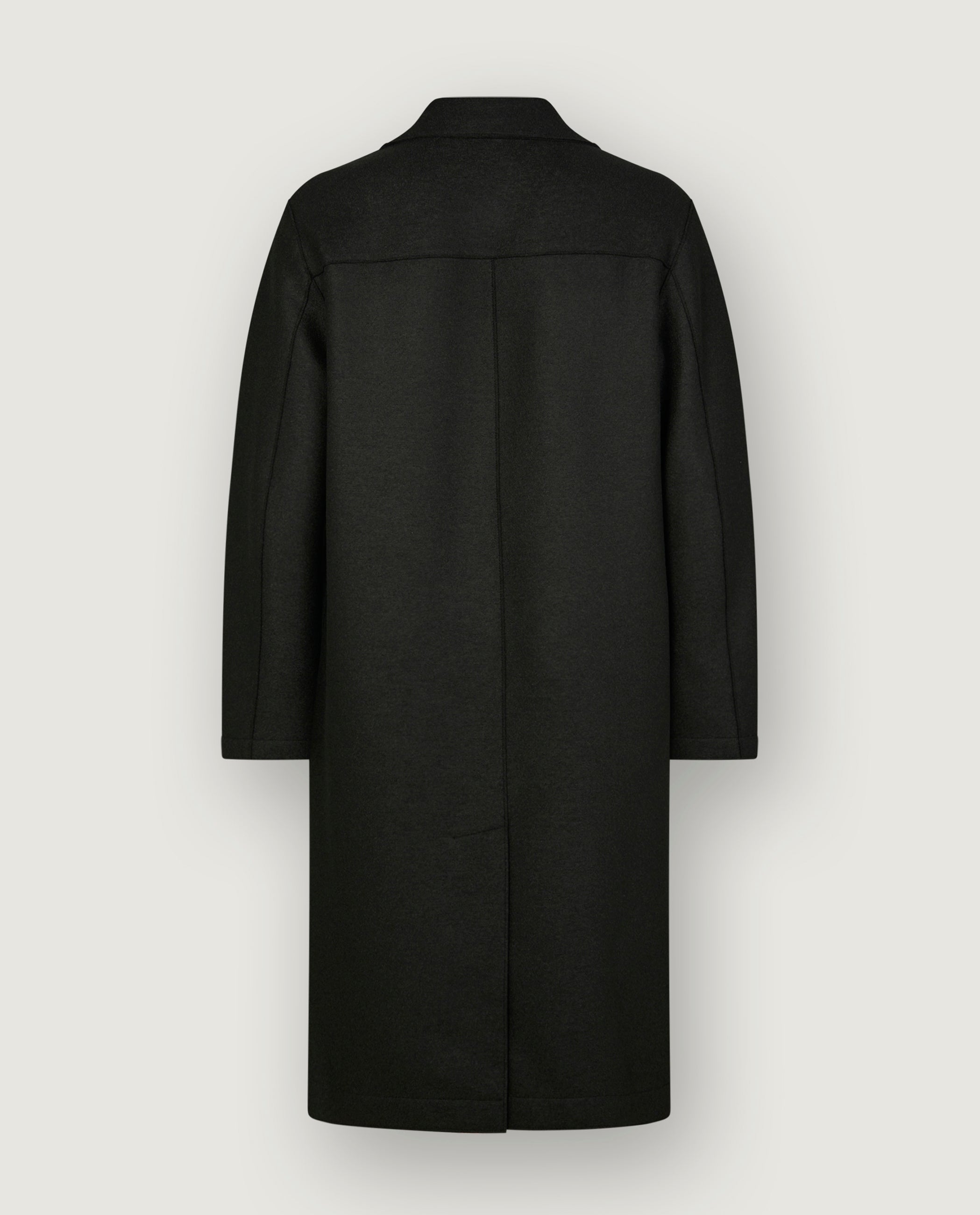Pressed Wool Greatcoat