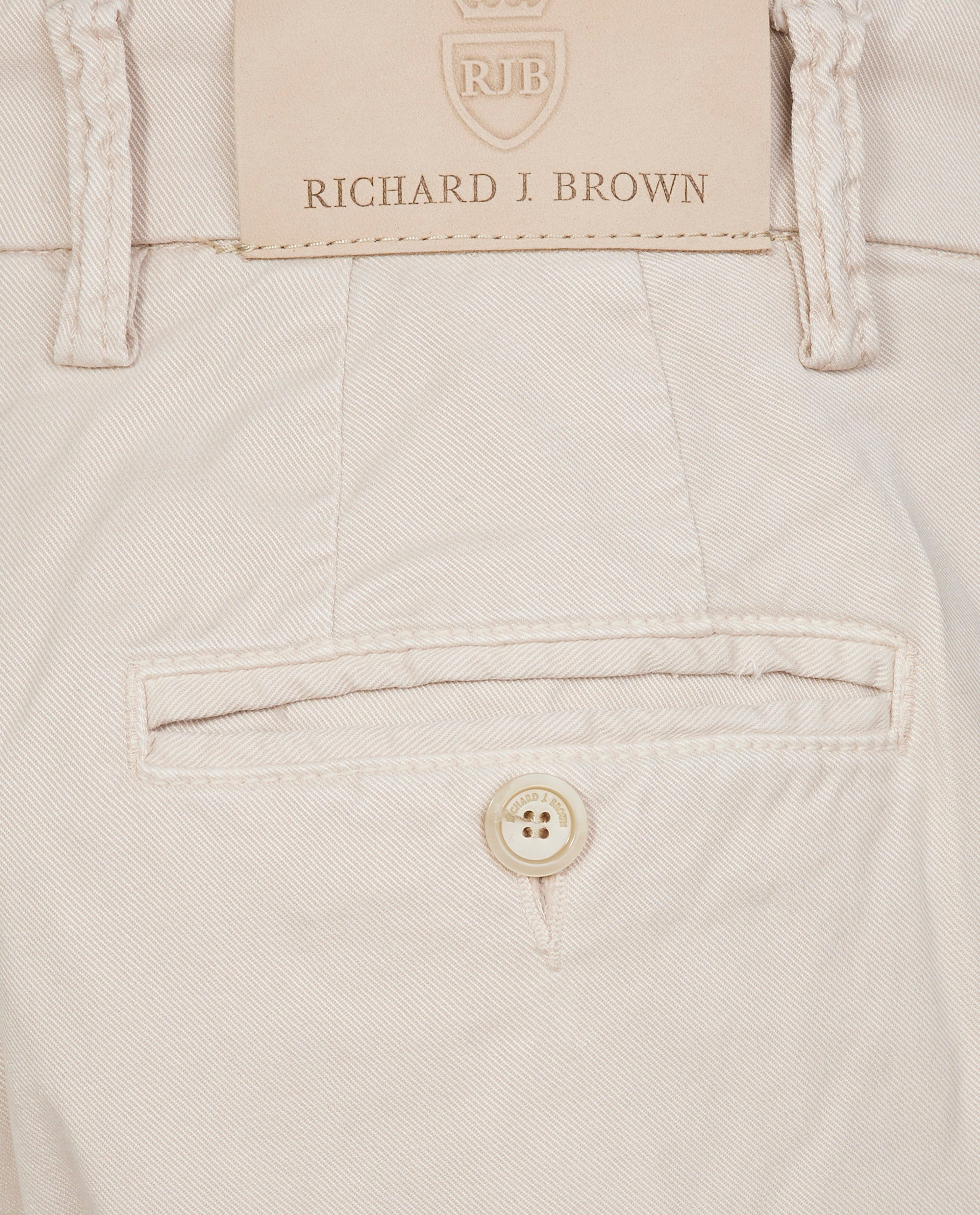 Piece Dyed Singapore Broek - Lichtbruin