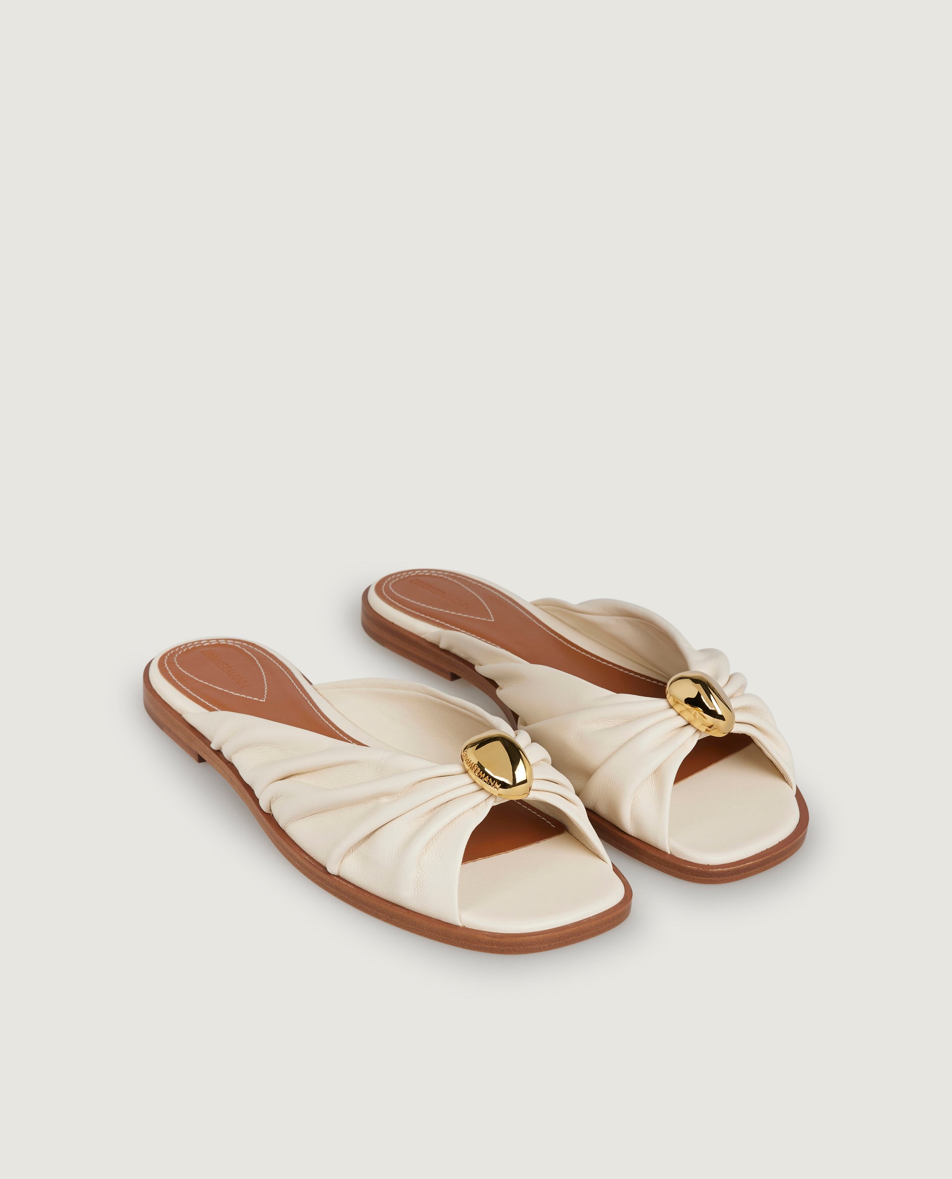 Gleam Slides - Ecru