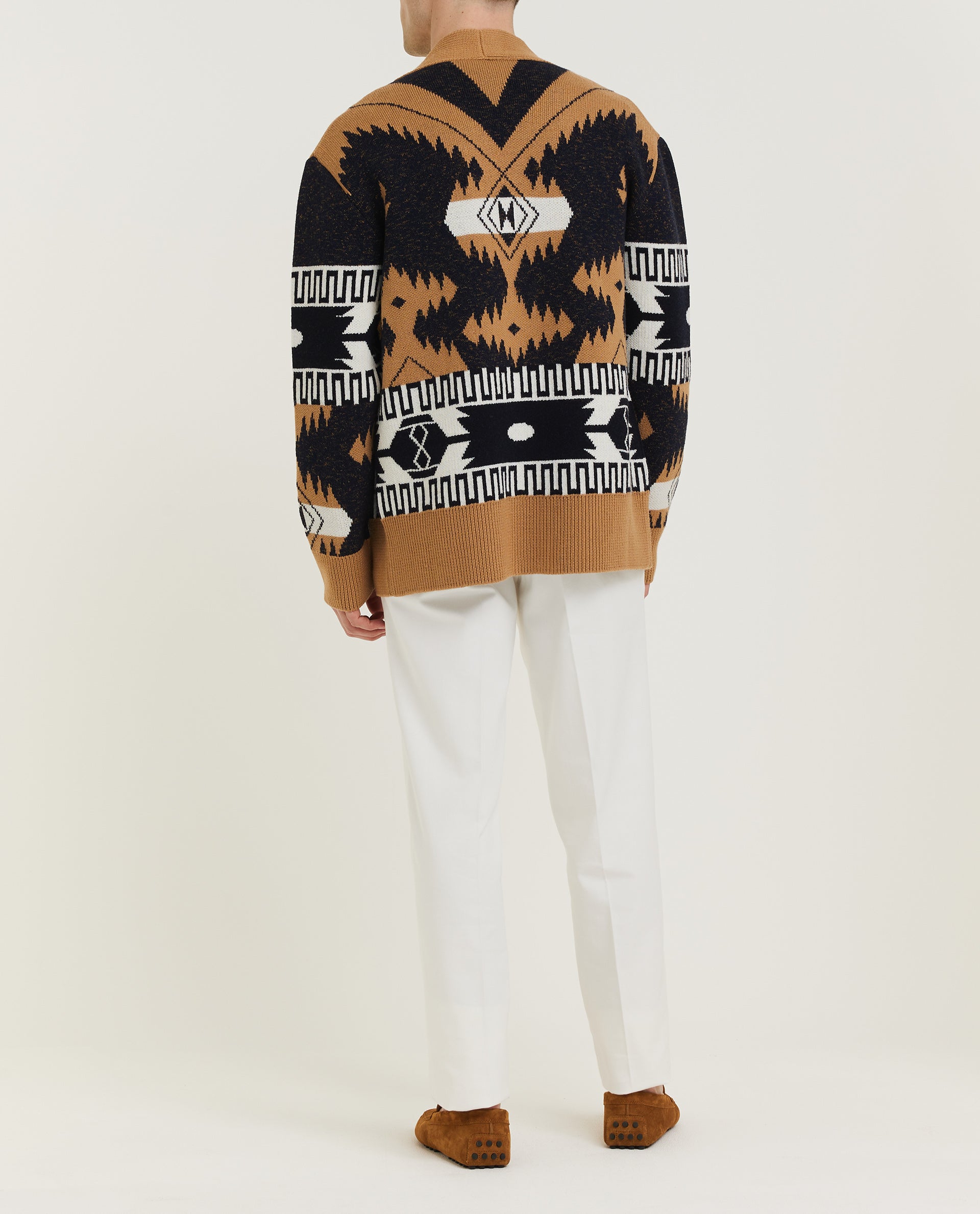 Wollen Cardigan - Bruin