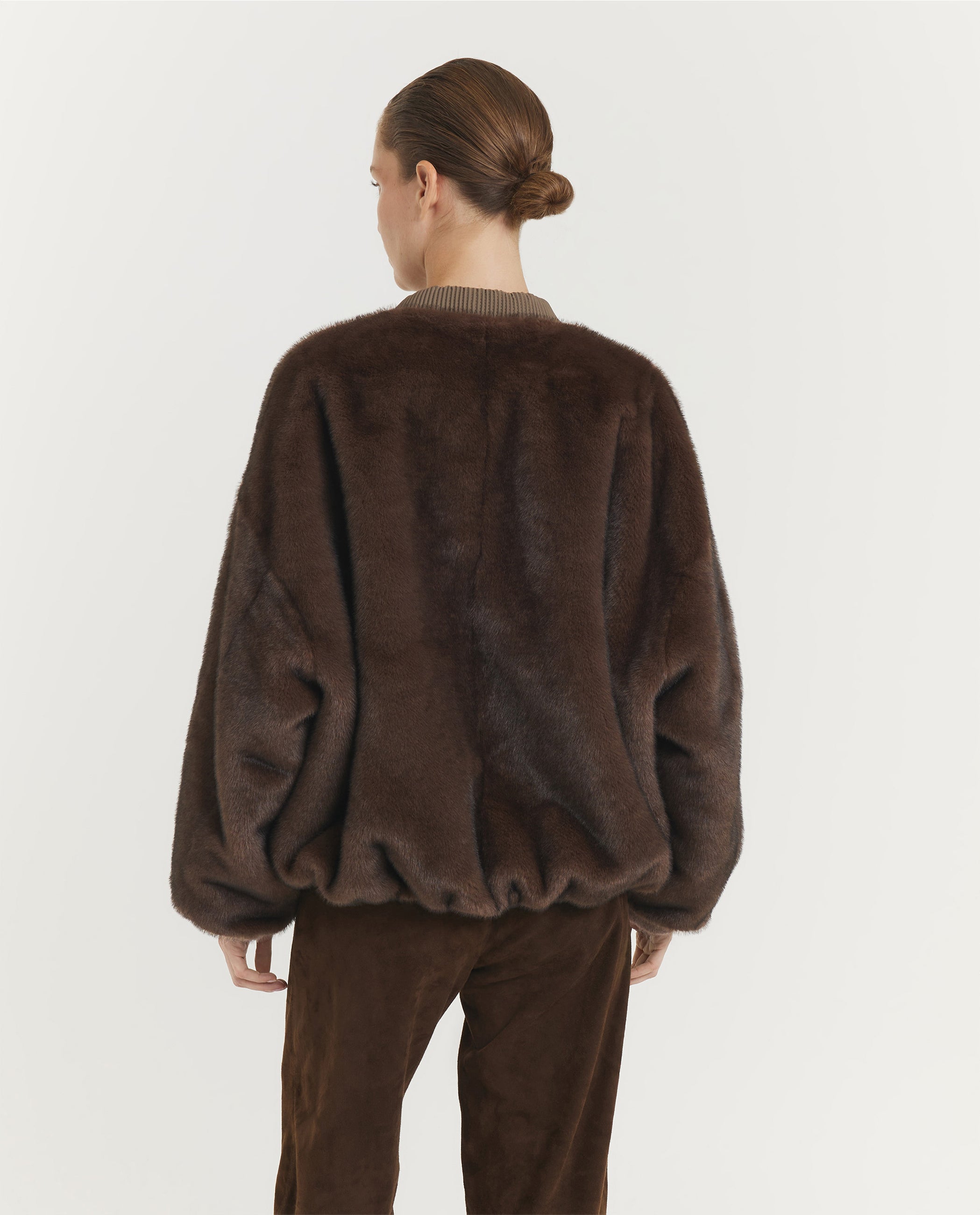 Pearl Omkeerbaar Bomber Jack - Bruin