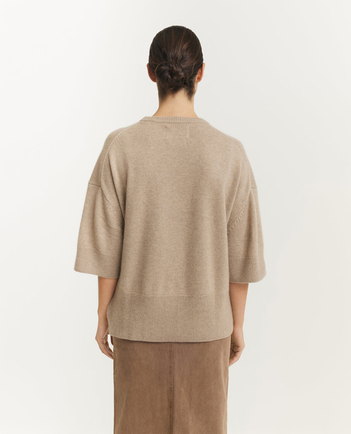 NO.433 Sassie Trui - Lichtbruin