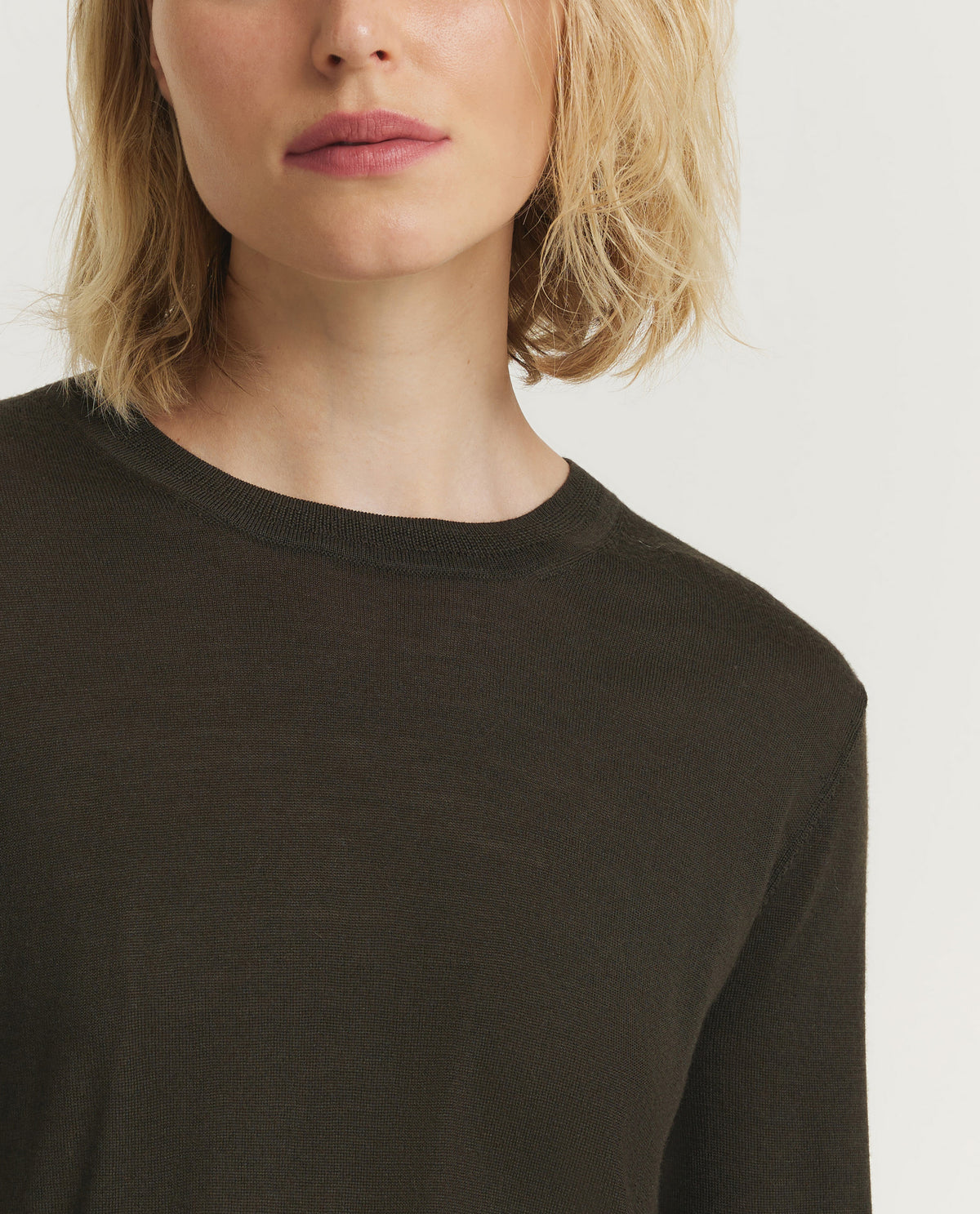 Wool Short Sleeved Sweater