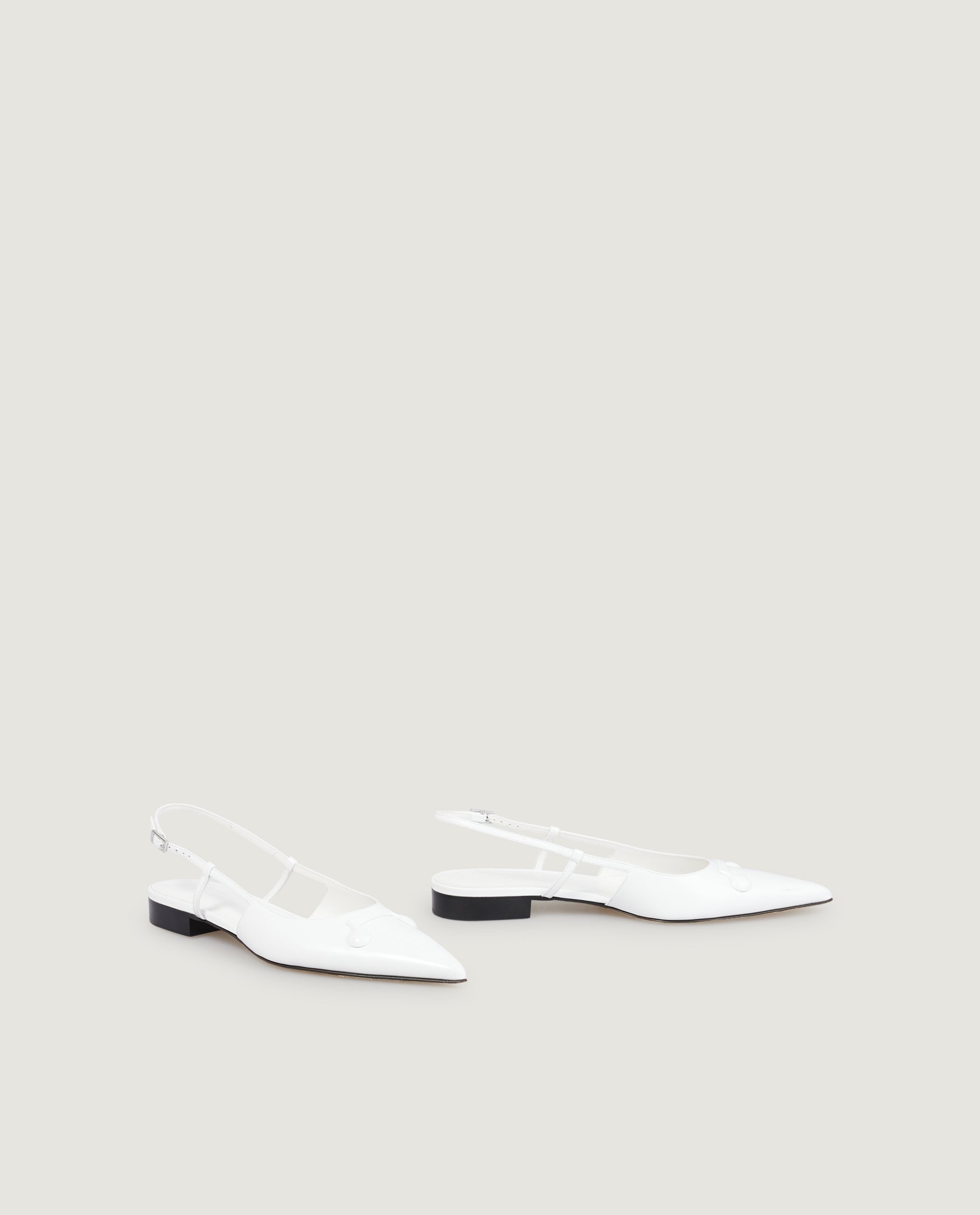 Trunkaroo Slingbacks - Wit