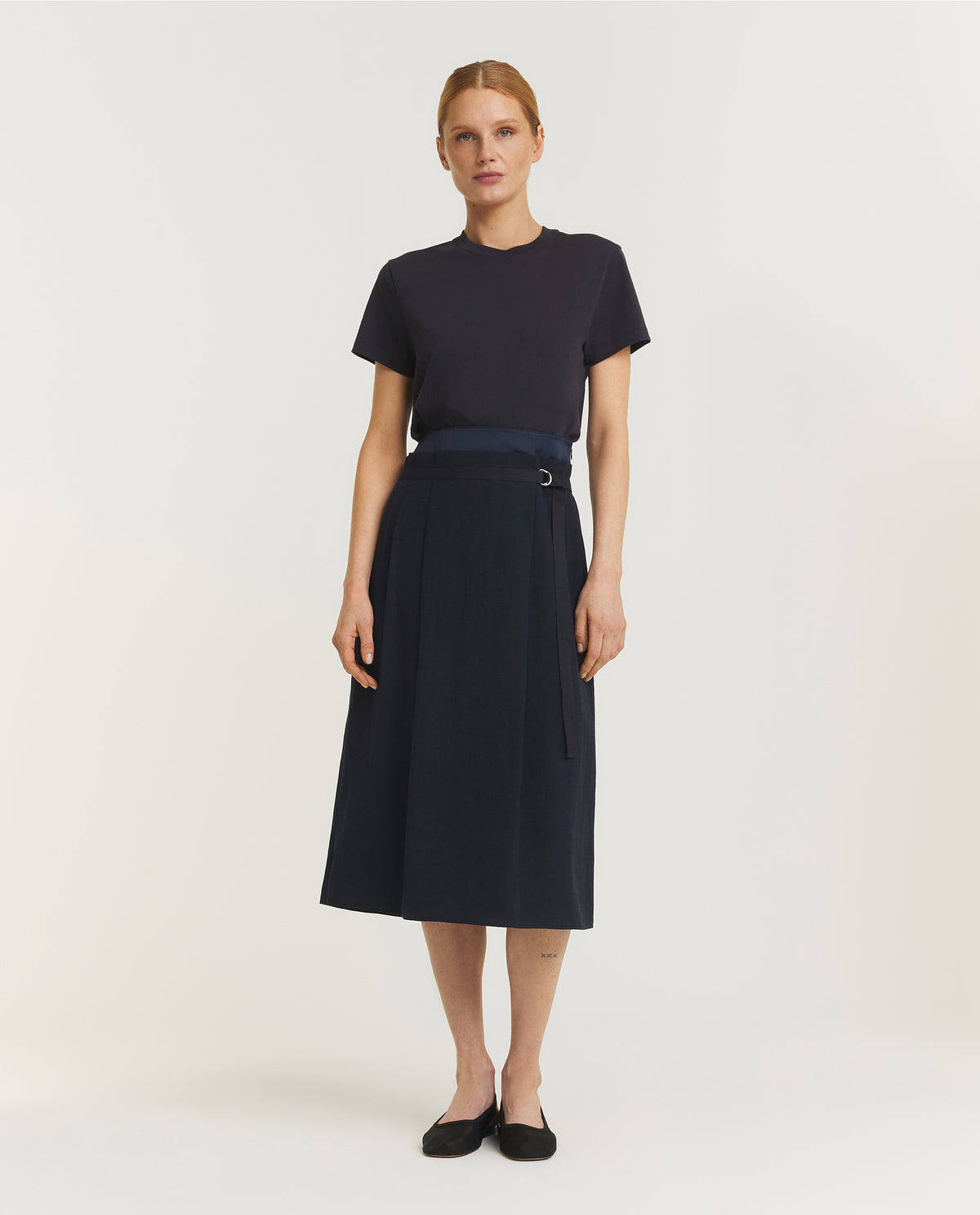 Katoenen T-shirt - Donkerblauw