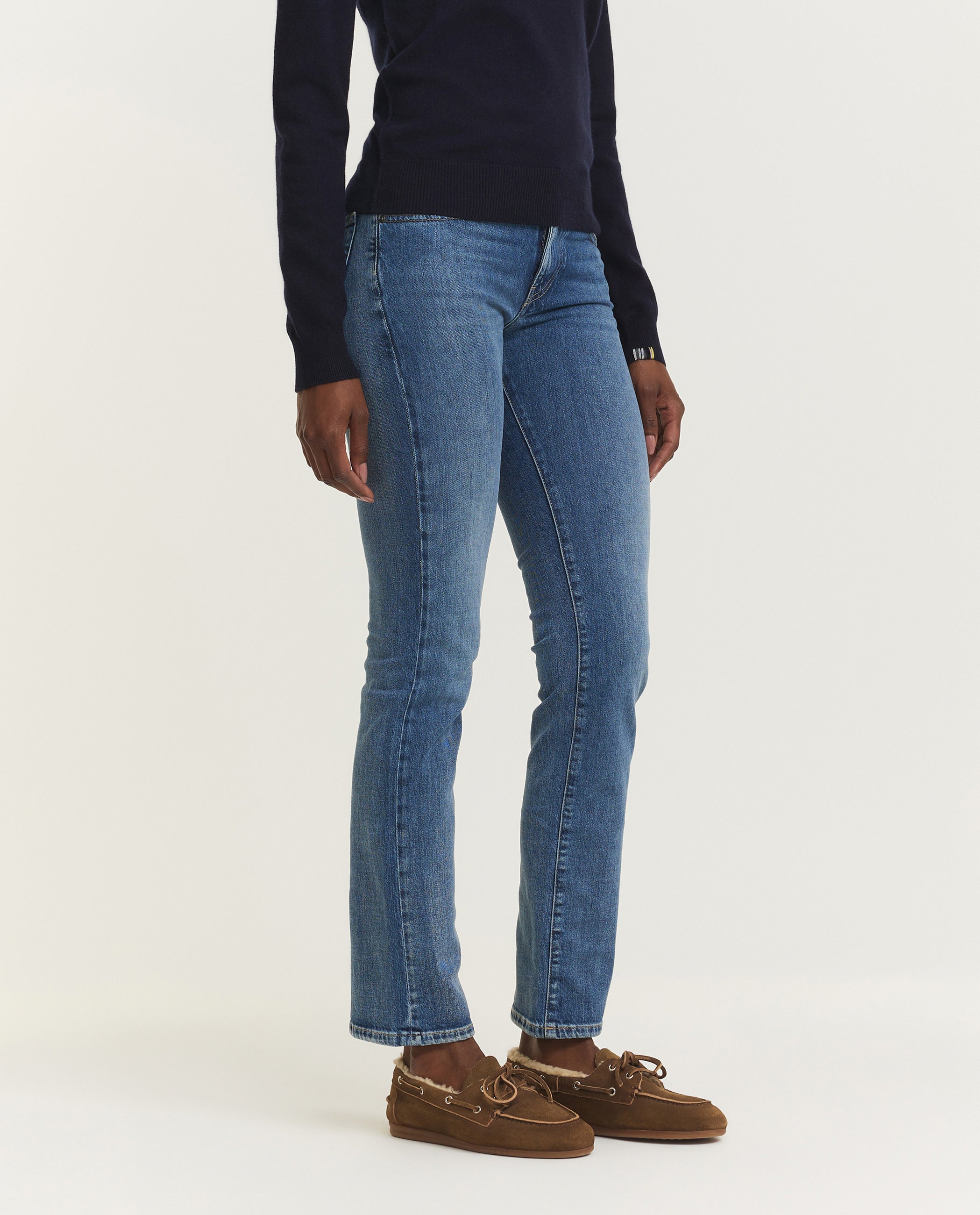 Cologne Slim Straight Jeans - Blauw