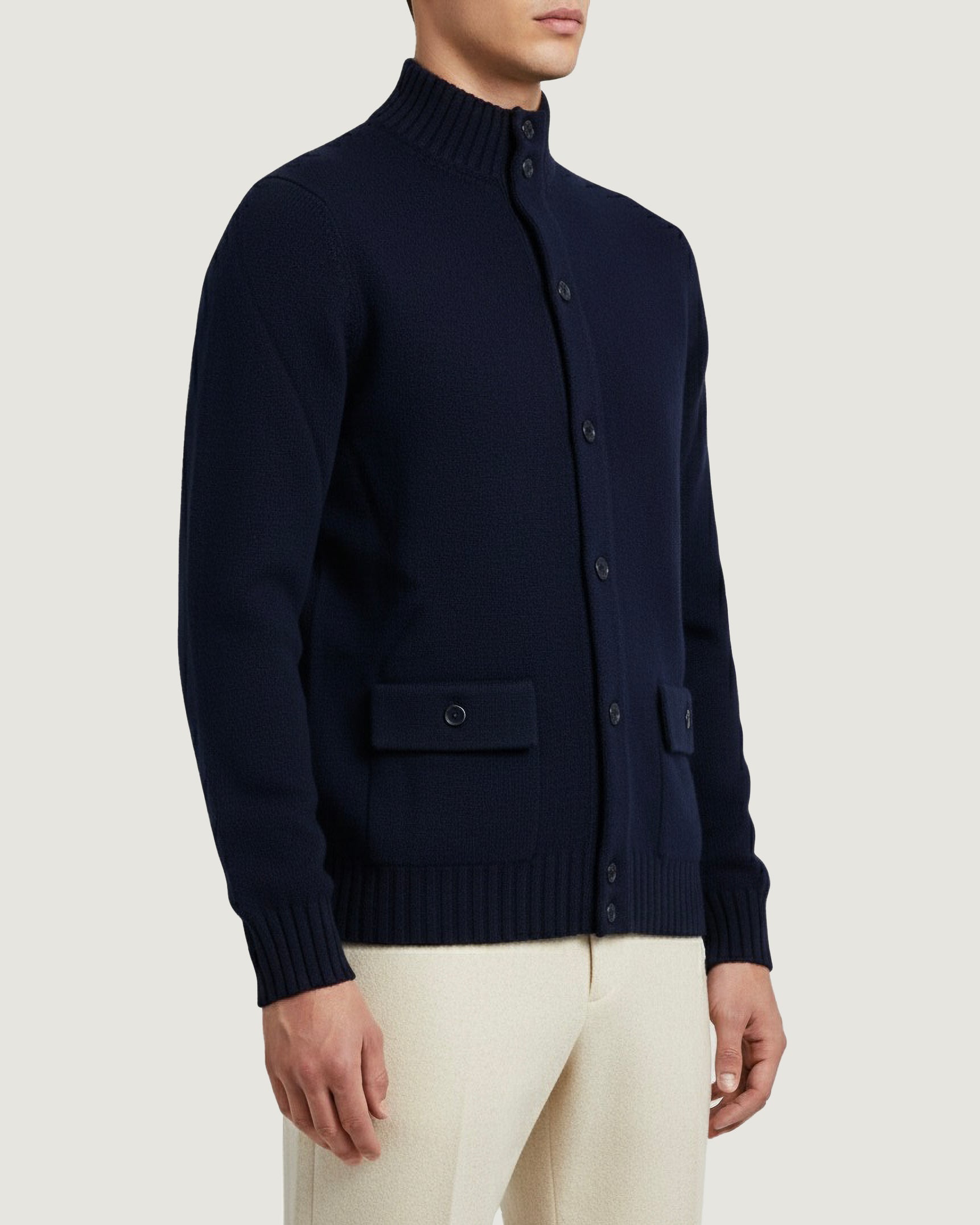 Wool Cashmere Cardigan