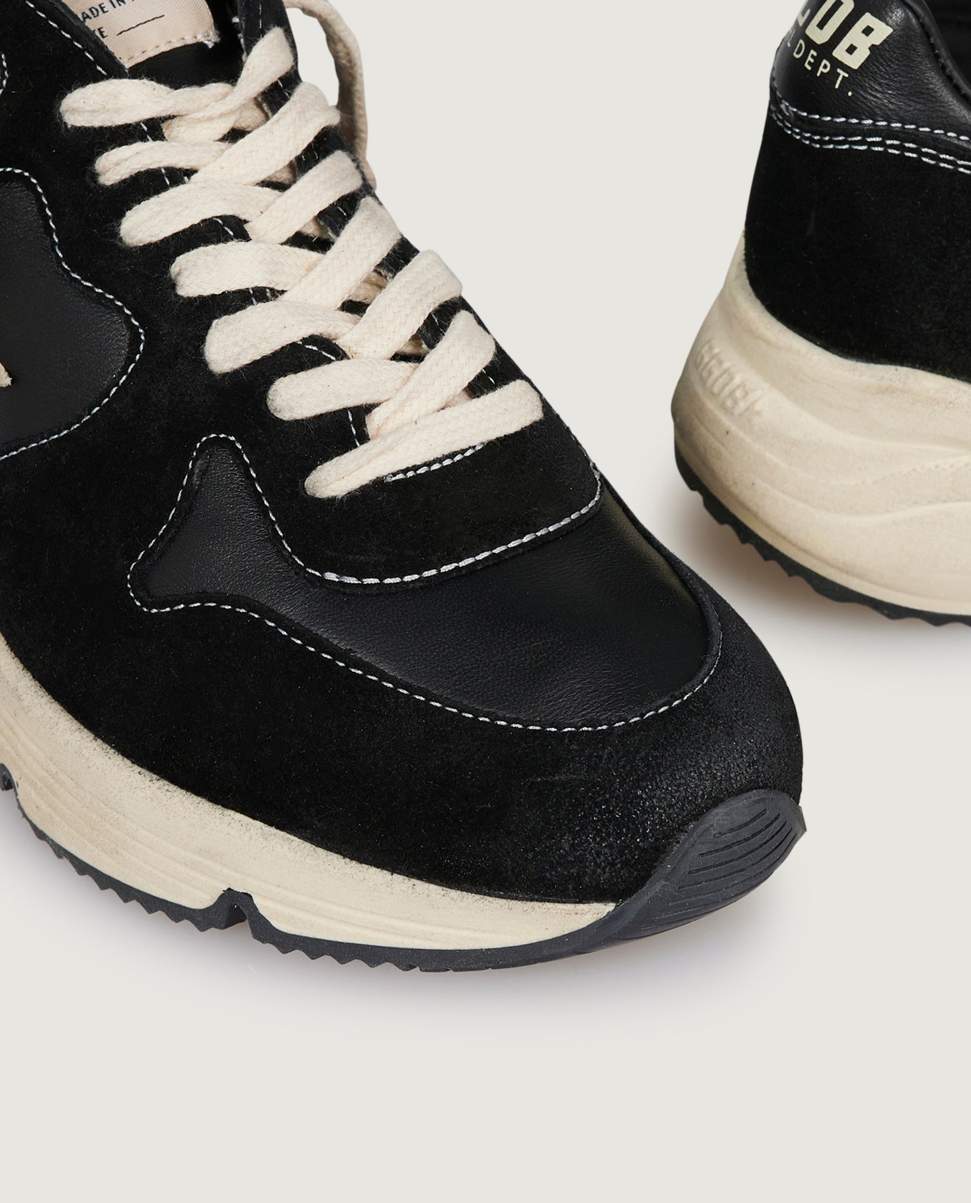 Running sole sneakers - Zwart