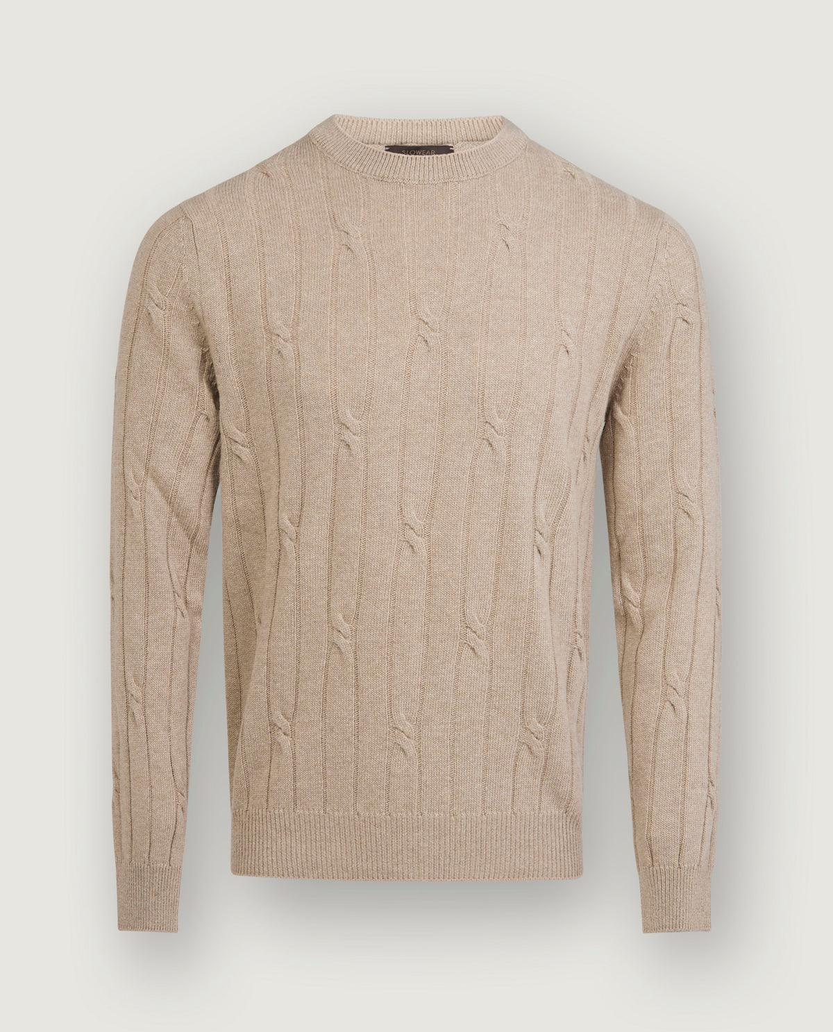 Wool Cashmere Cable Jersey