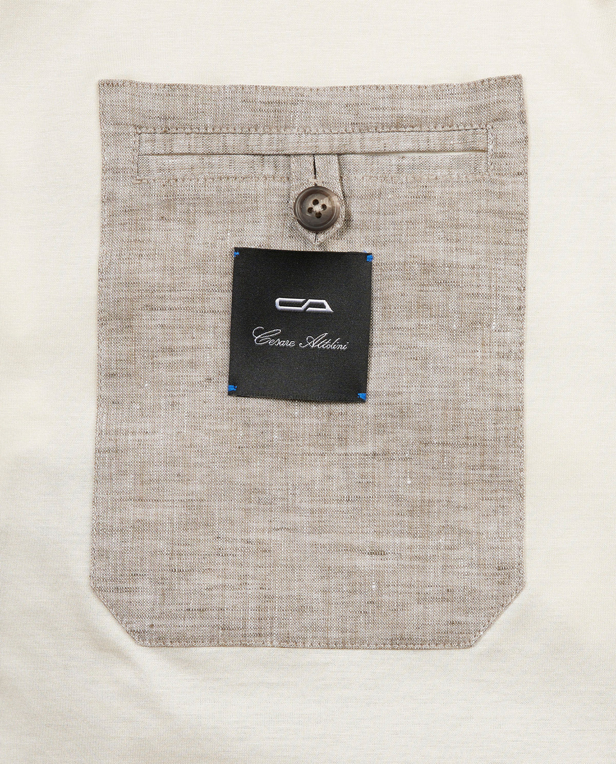 Linnen Bodywarmer - Lichtbruin