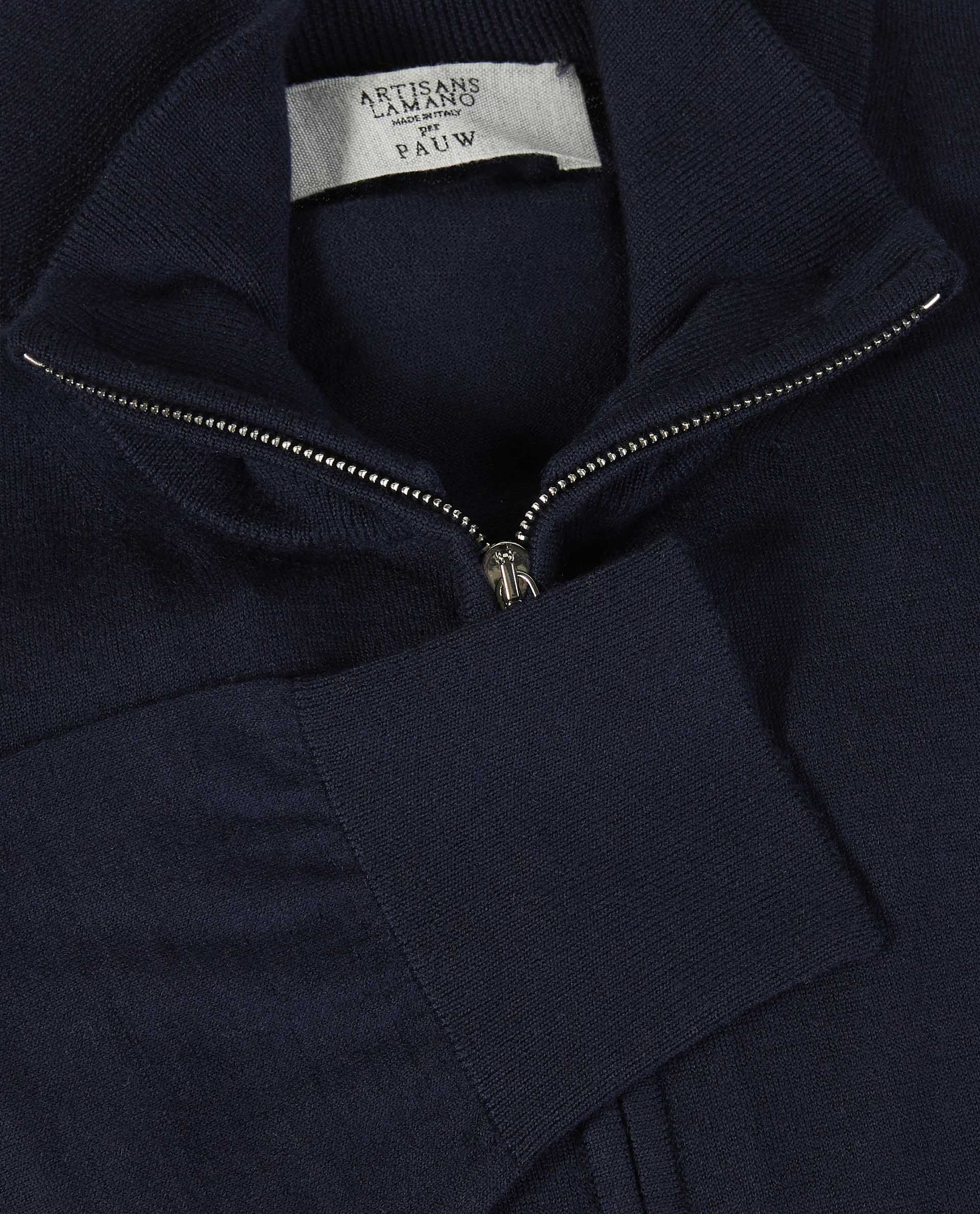 Cashmere Zip-Sweater