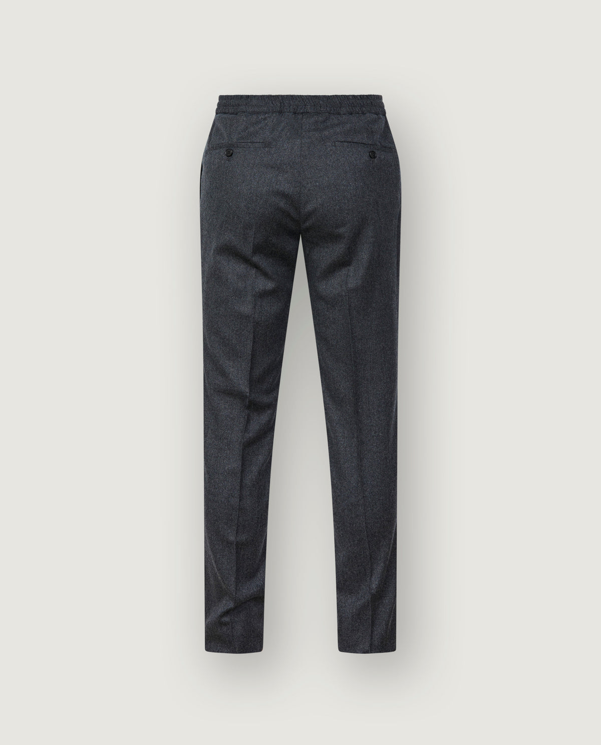Wol Flannel Broek - Donkergrijs