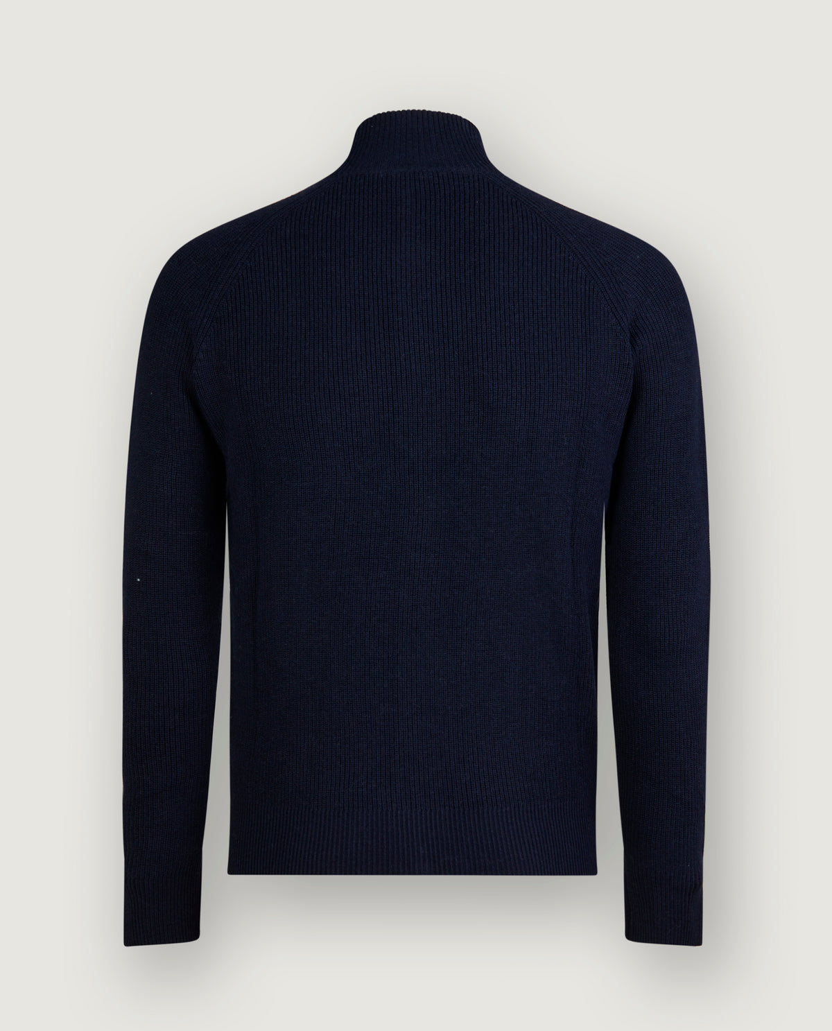 Rib Zip Vest - Donkerblauw