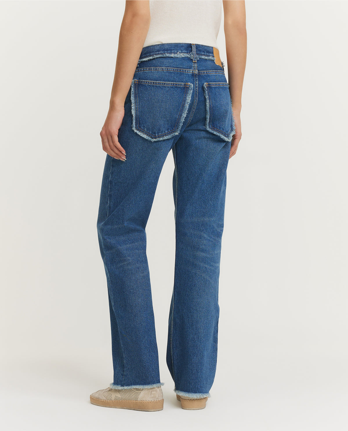 Regular D Pants - Blauw