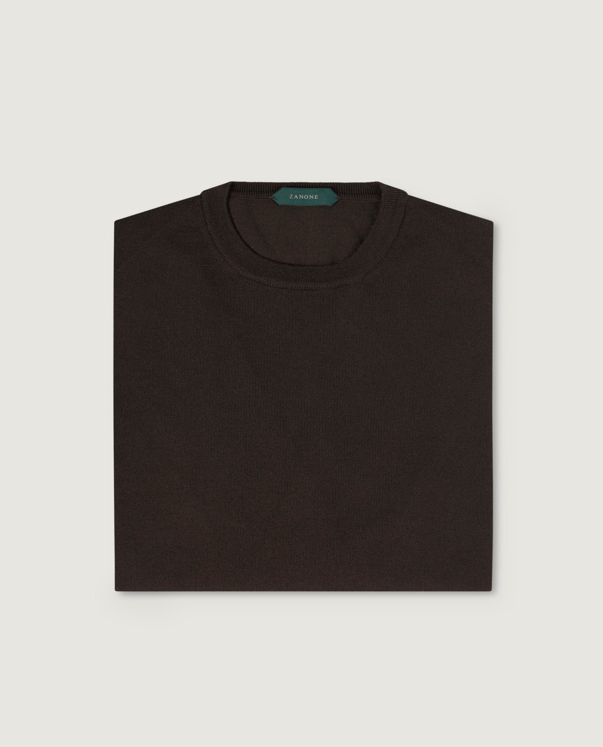 Ronde Hals Trui - Bruin