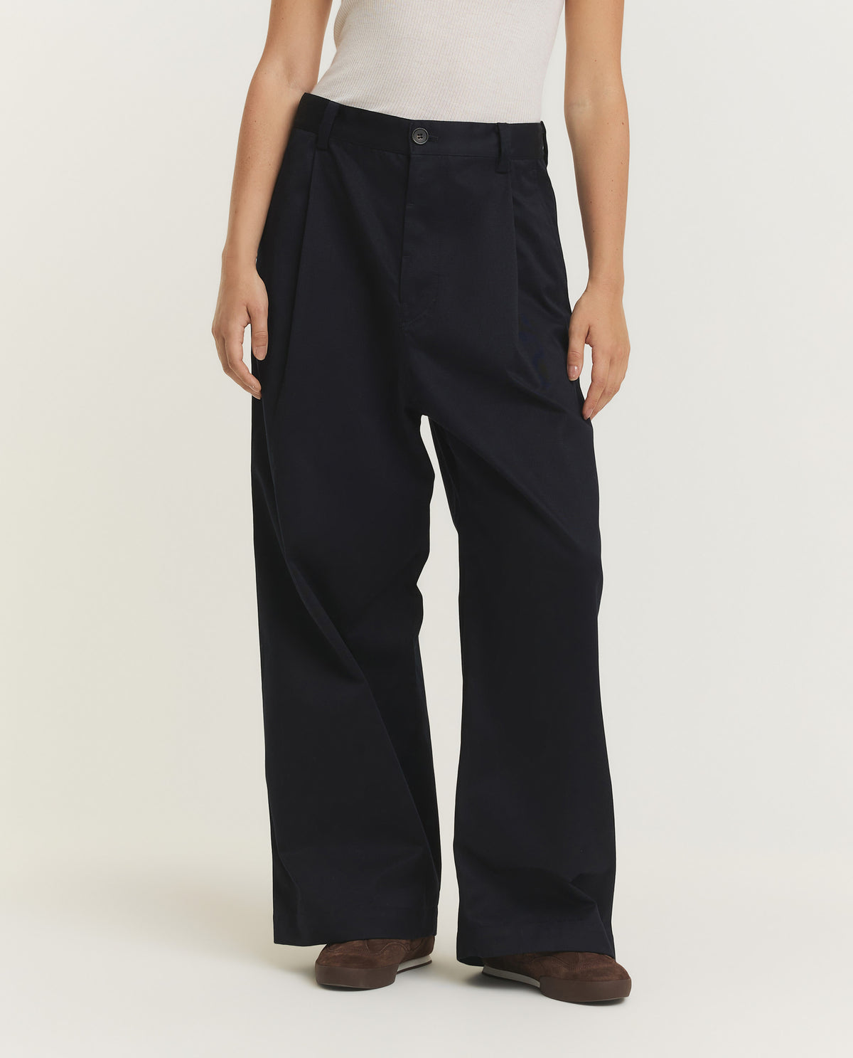 Wide Cotton Trousers