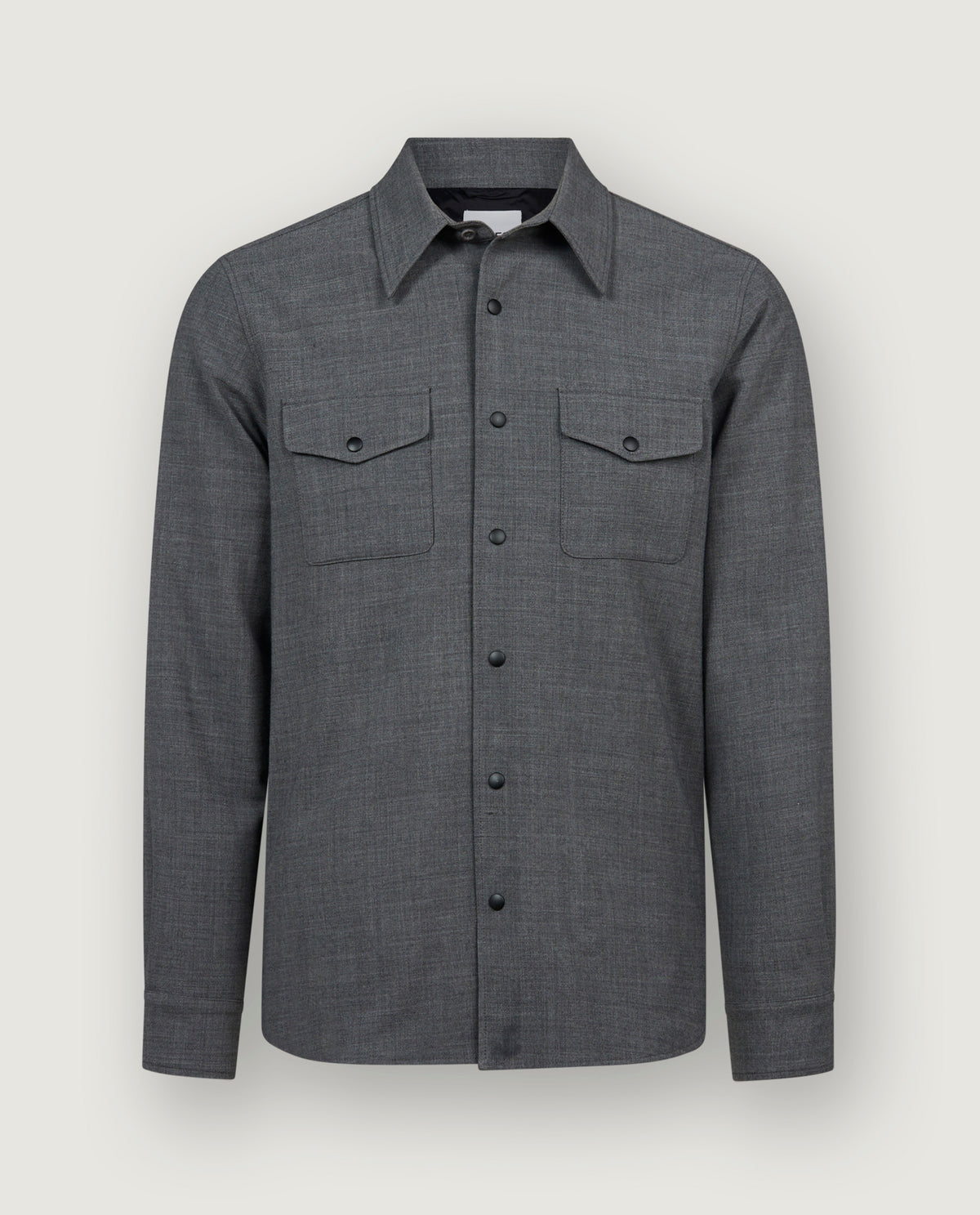 Wol Mix Camicia 13 - Grijs