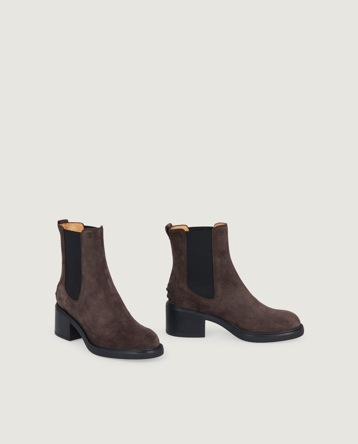 Suede Tronchetto Ankle Boots