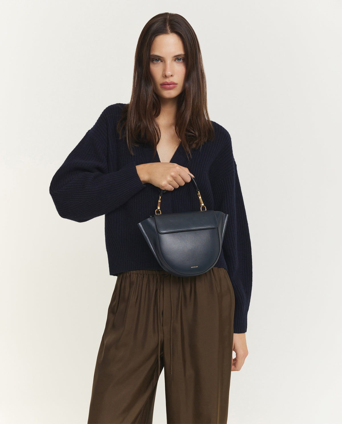PAUW X WANDLER - Hortensia Mini Bag - Donkerblauw