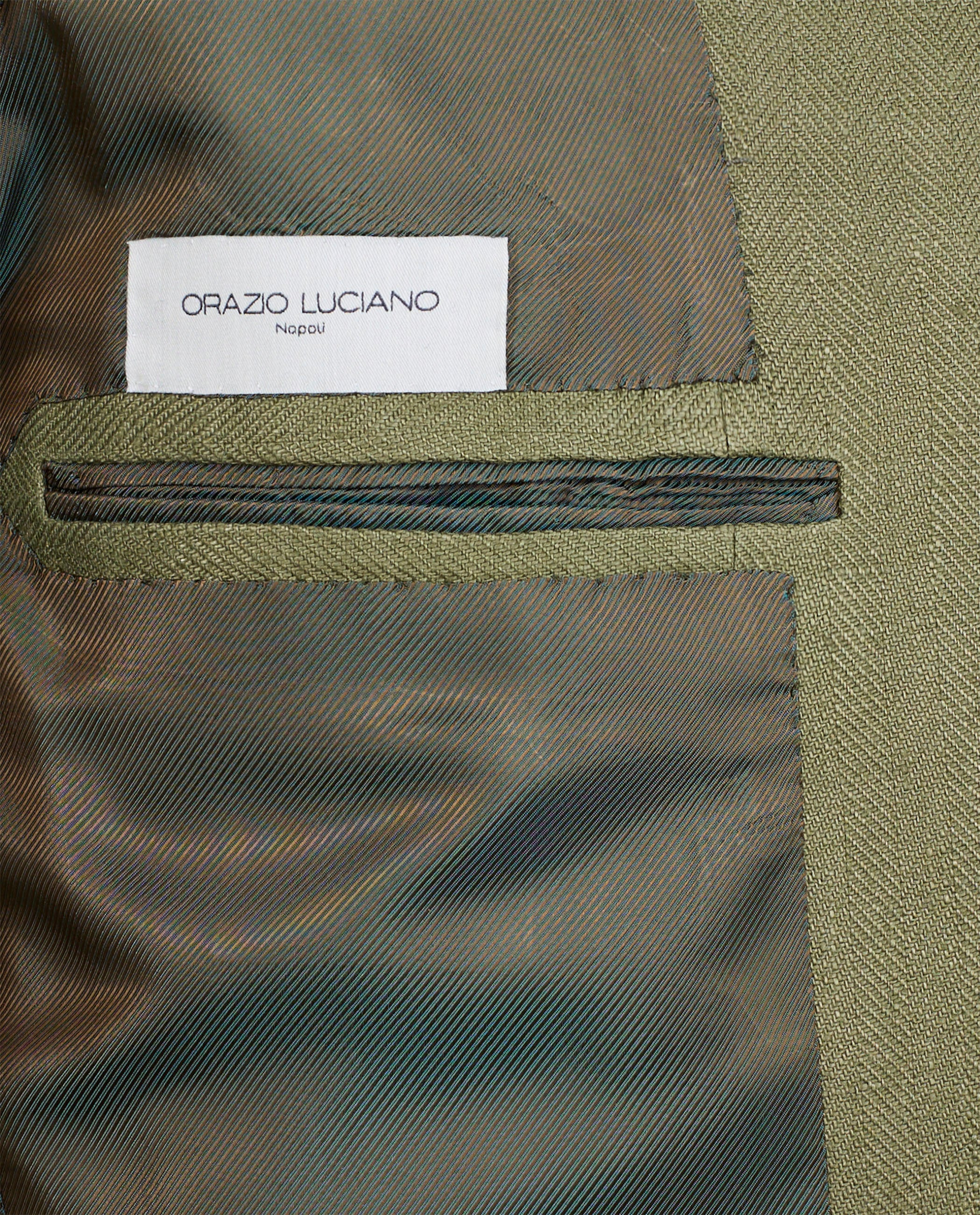 Linen Herringbone Jacket