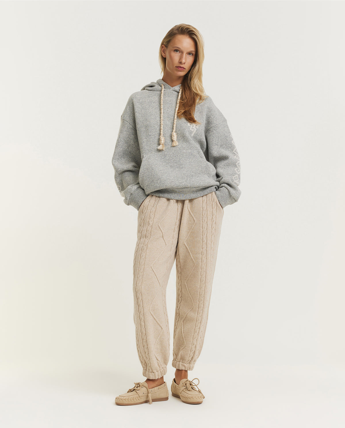 Essential Wool Cable Jogger