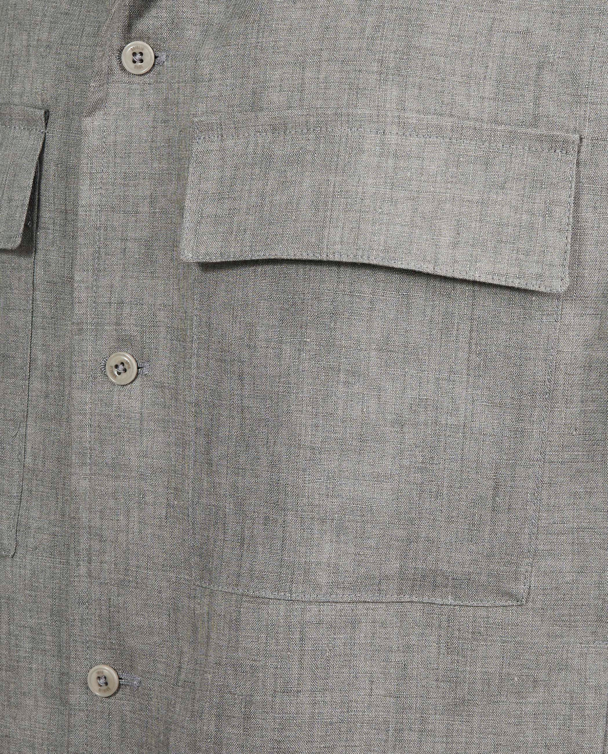 Linnen Overshirt - Grijs