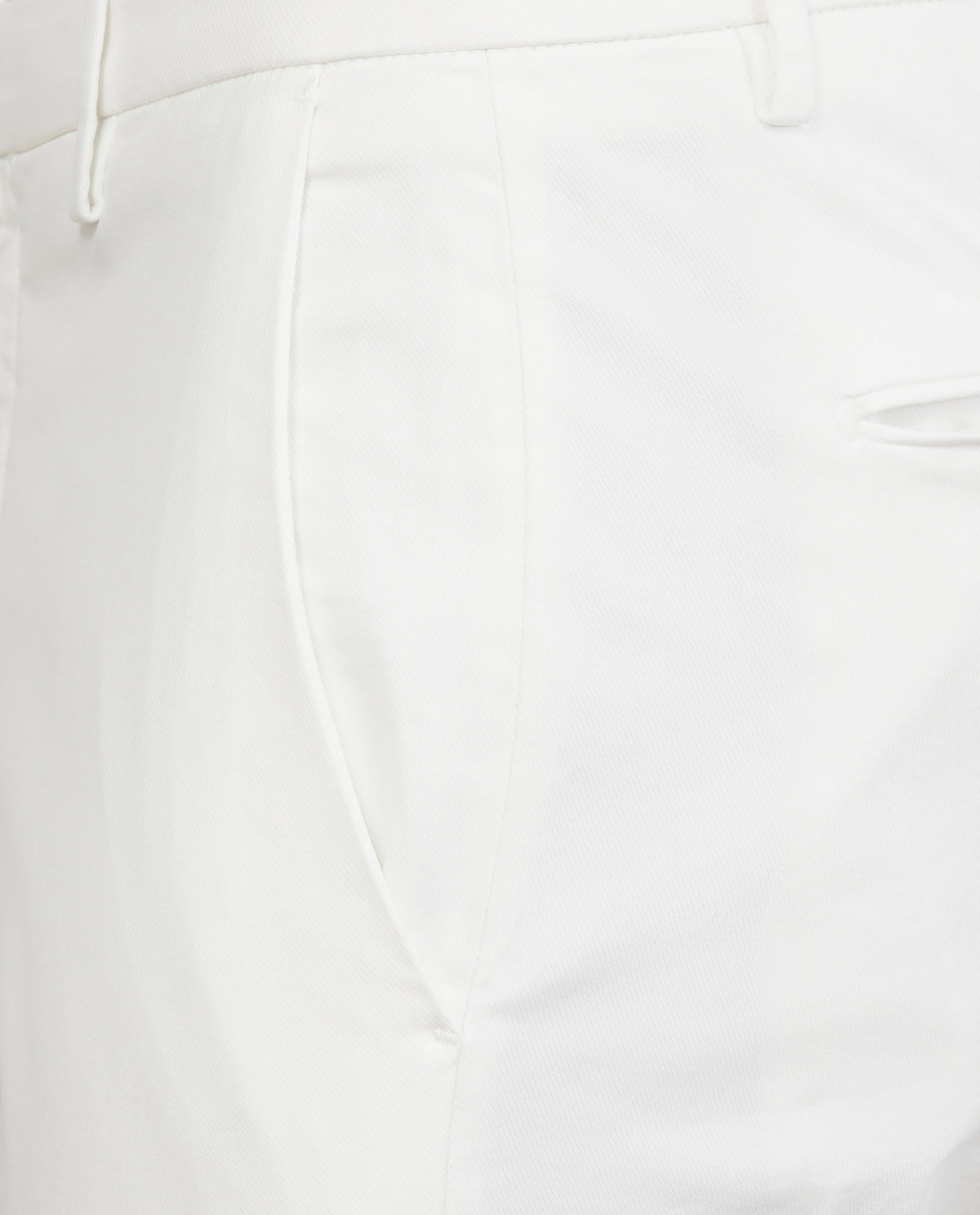 Katoenen Twill Chino - Wit