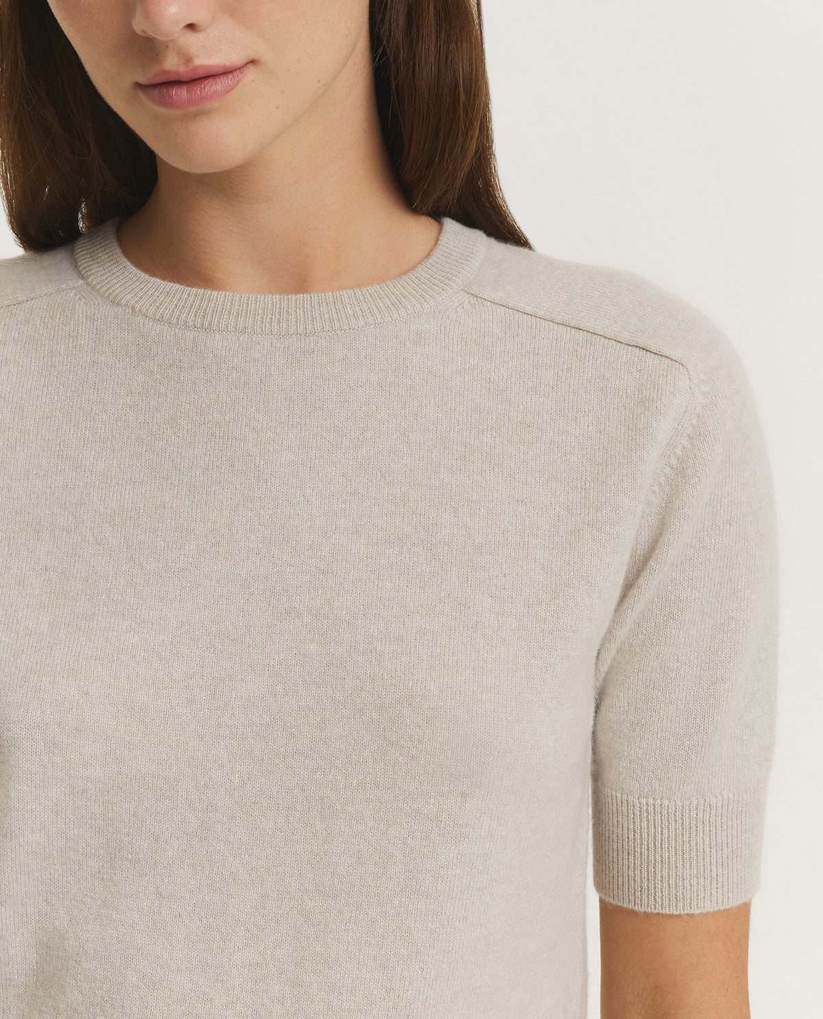 Cashmere Kenza T-shirt - Ecru