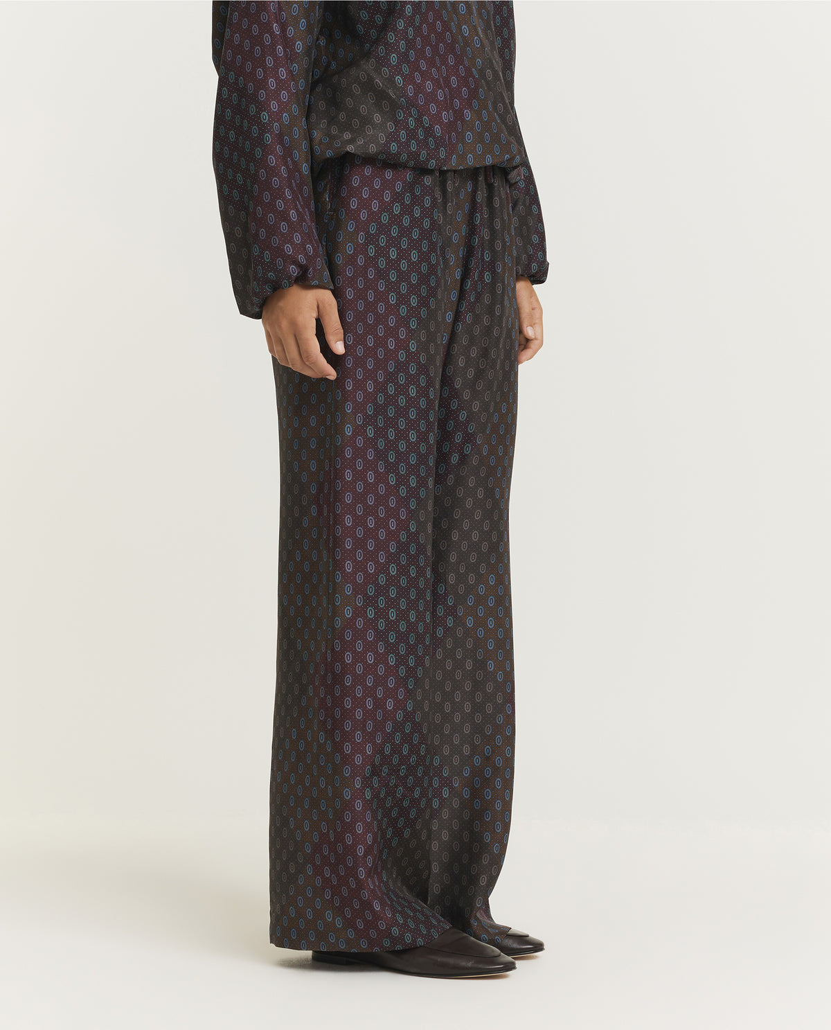 Silk Argyle Trousers