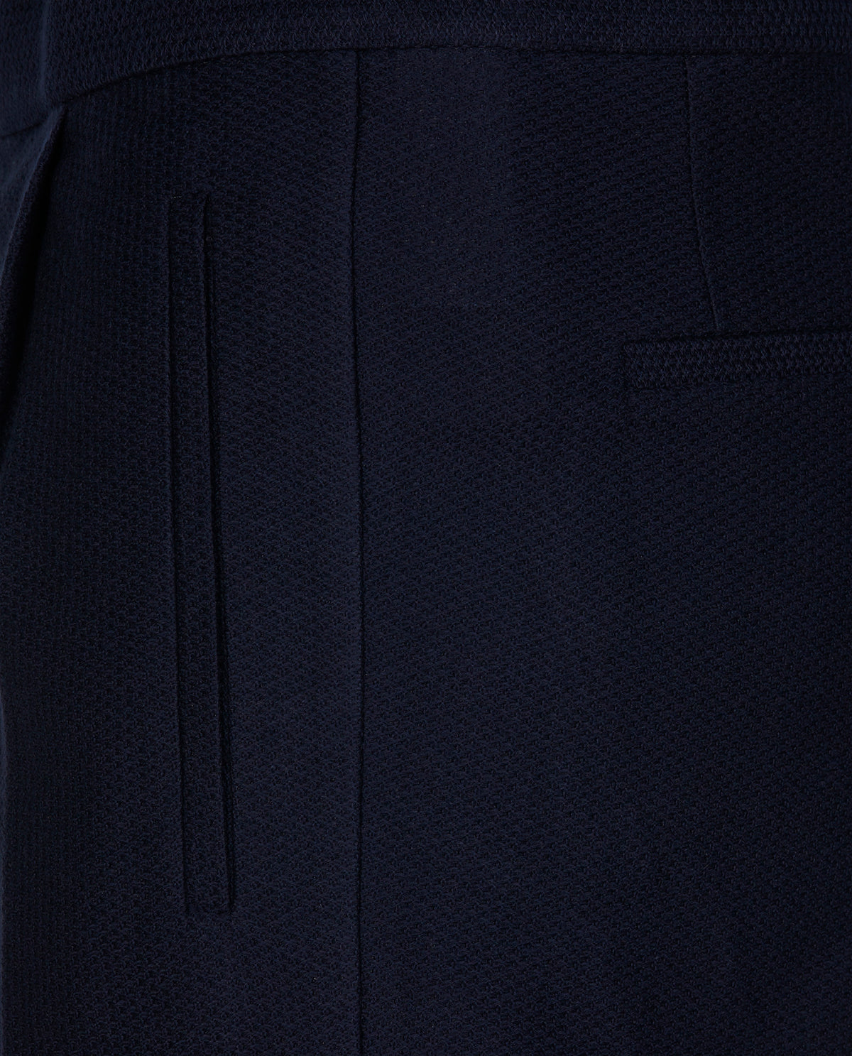 Honeycomb Katoenen Broek - Donkerblauw