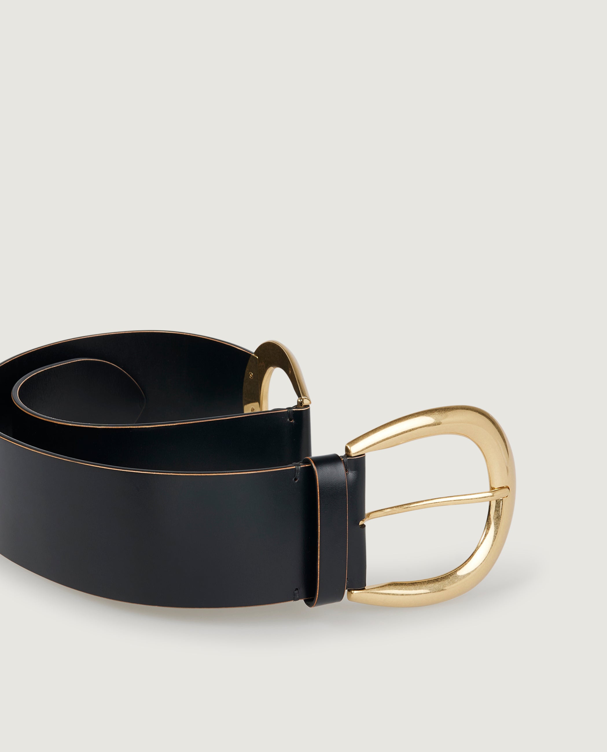 Lederen Anita Riem - Zwart