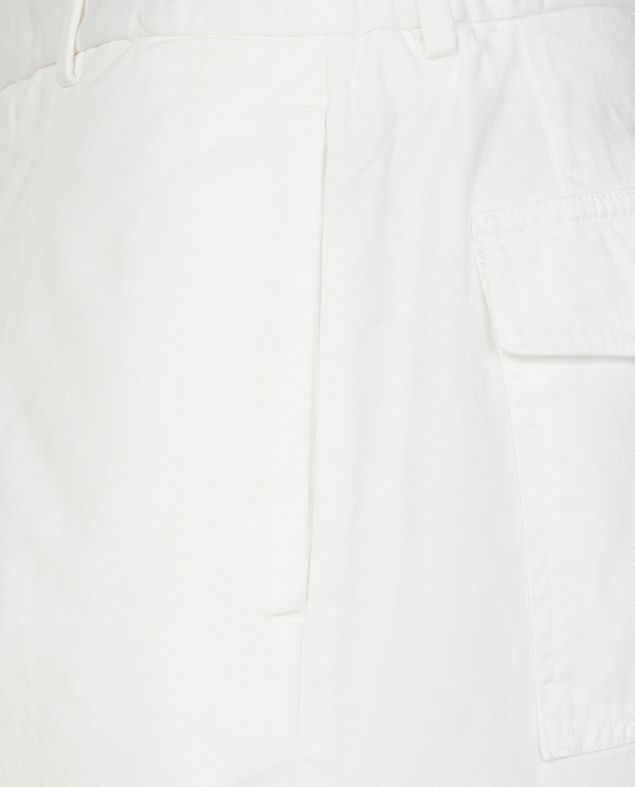 Pleated Cotton Shorts