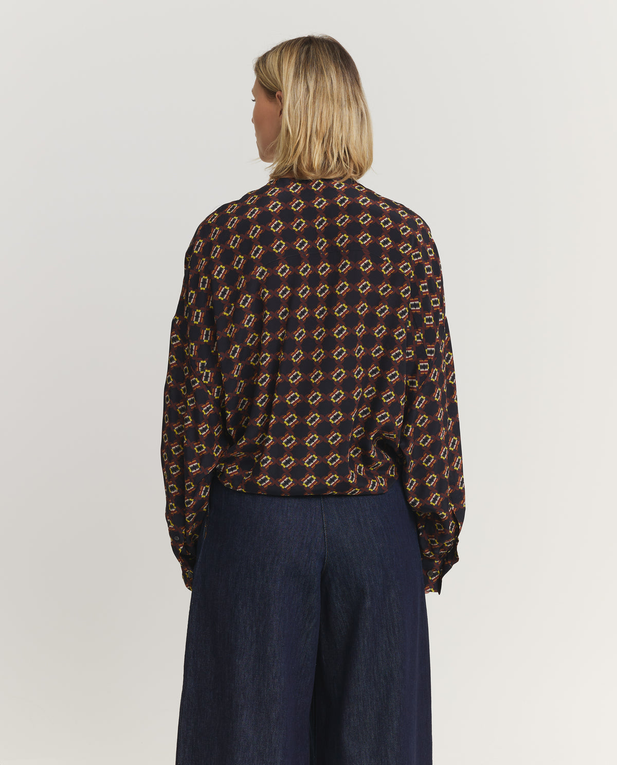 Silk Patterned Blouse